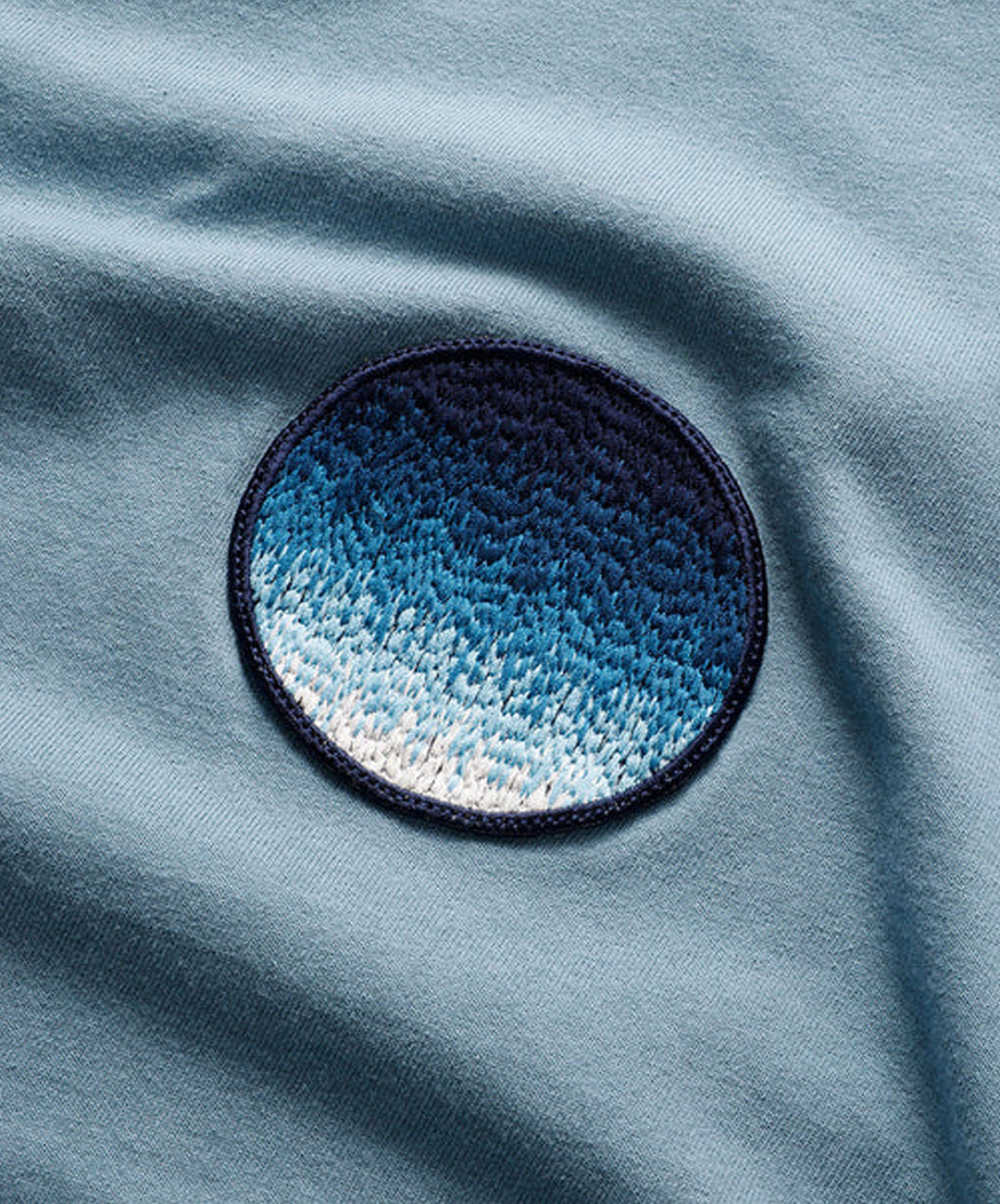 FDMTL | CIRCLE PATCH WIDE T-Shirt { BLUE