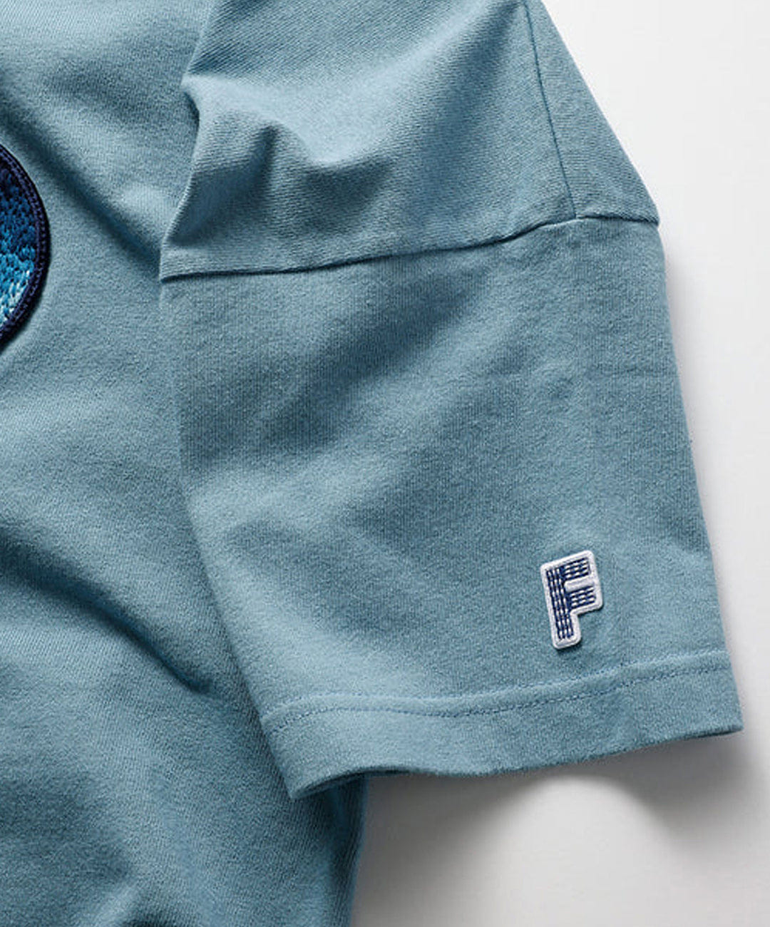 FDMTL | CIRCLE PATCH WIDE T-Shirt { BLUE