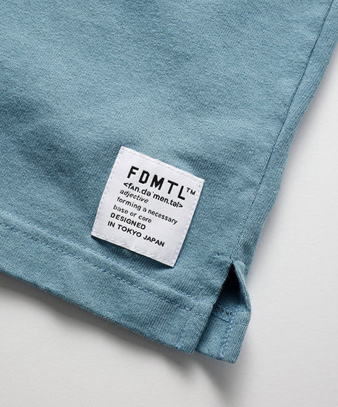 FDMTL | CIRCLE PATCH WIDE T-Shirt { BLUE
