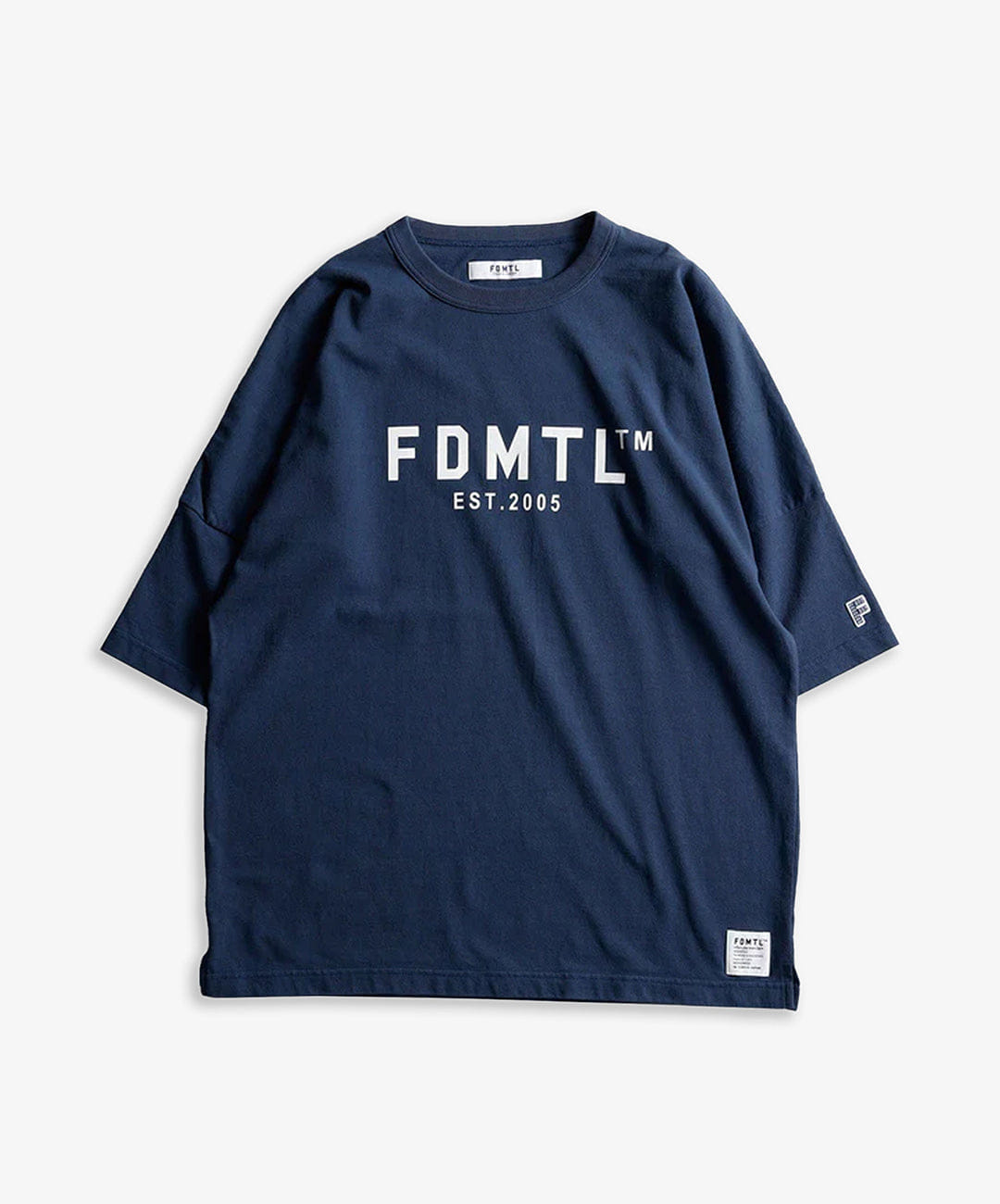 FDMTL | LOGO WIDE T-Shirt { NAVY