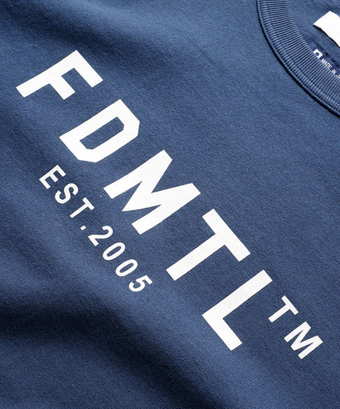 FDMTL | LOGO WIDE T-Shirt { NAVY