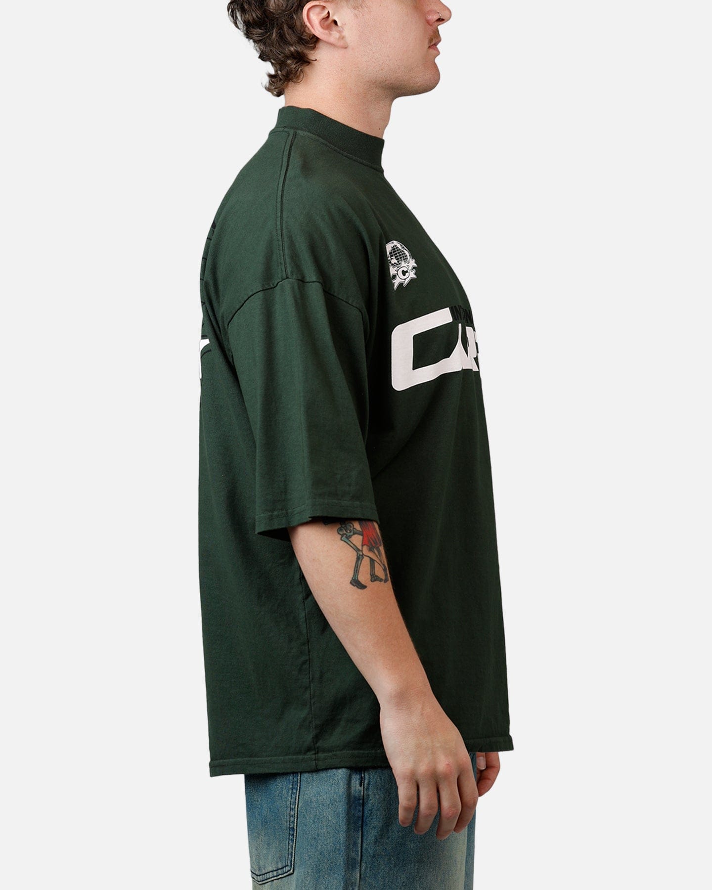 Carre International Globe T - Shirt Forest Green