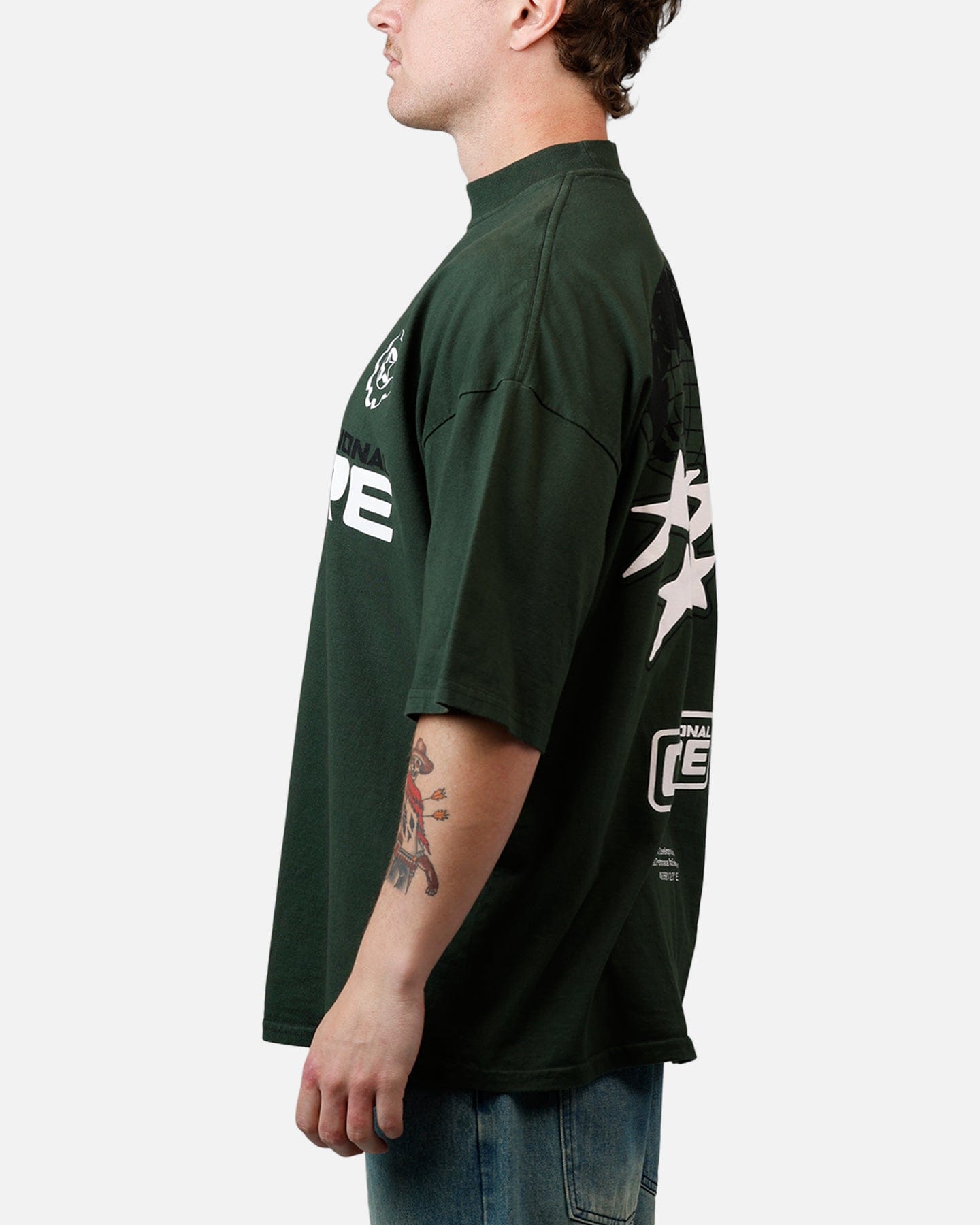 Carre International Globe T - Shirt Forest Green