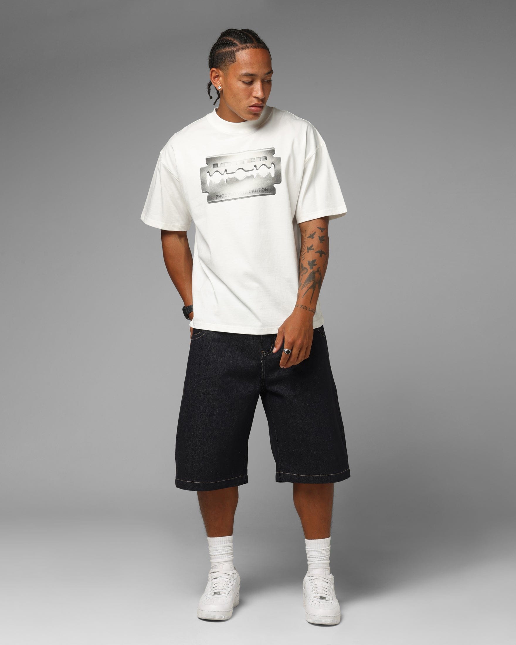 Loiter Blade T - Shirt Off White