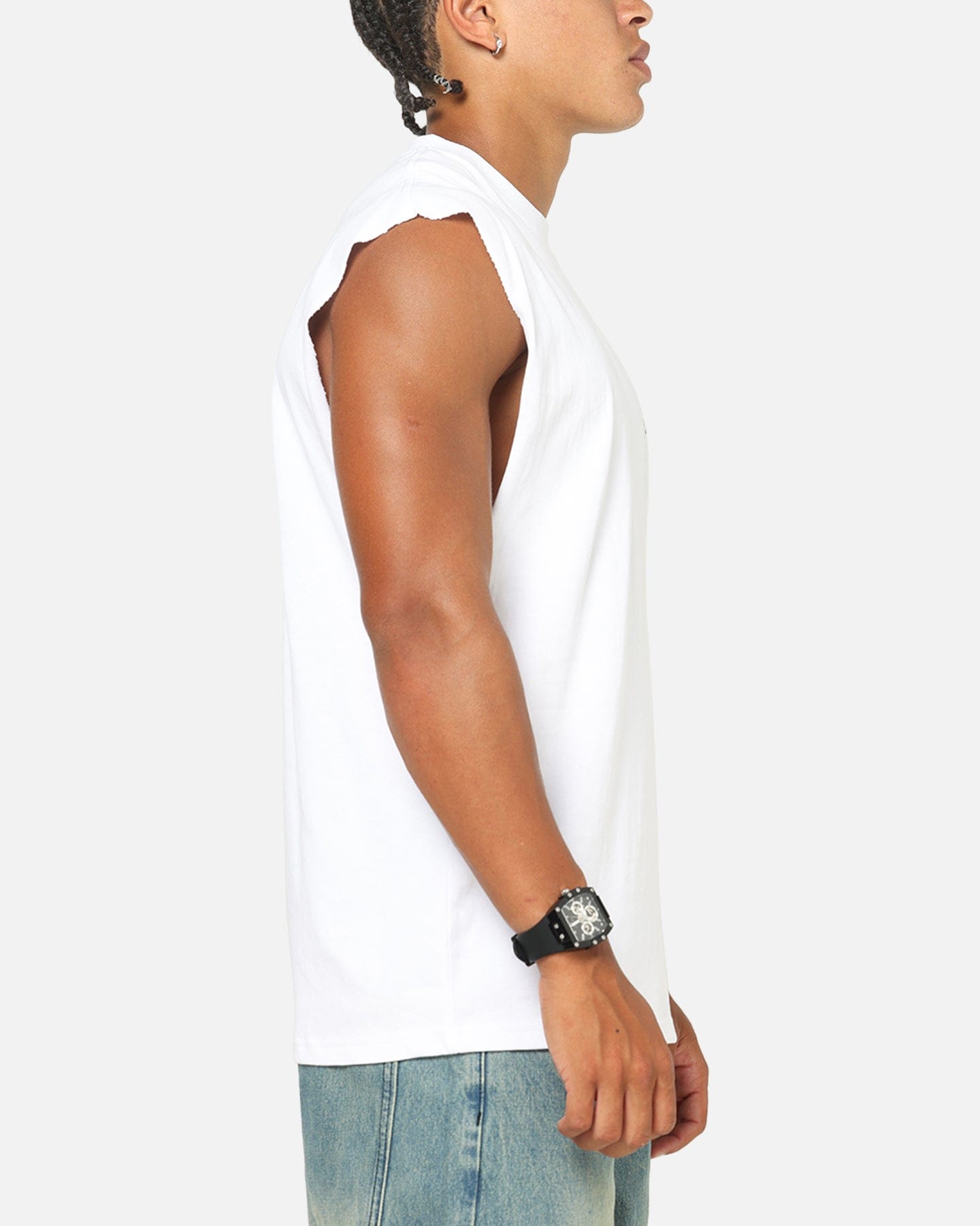 Saint Morta Serenity Oversized Muscle T - Shirt White
