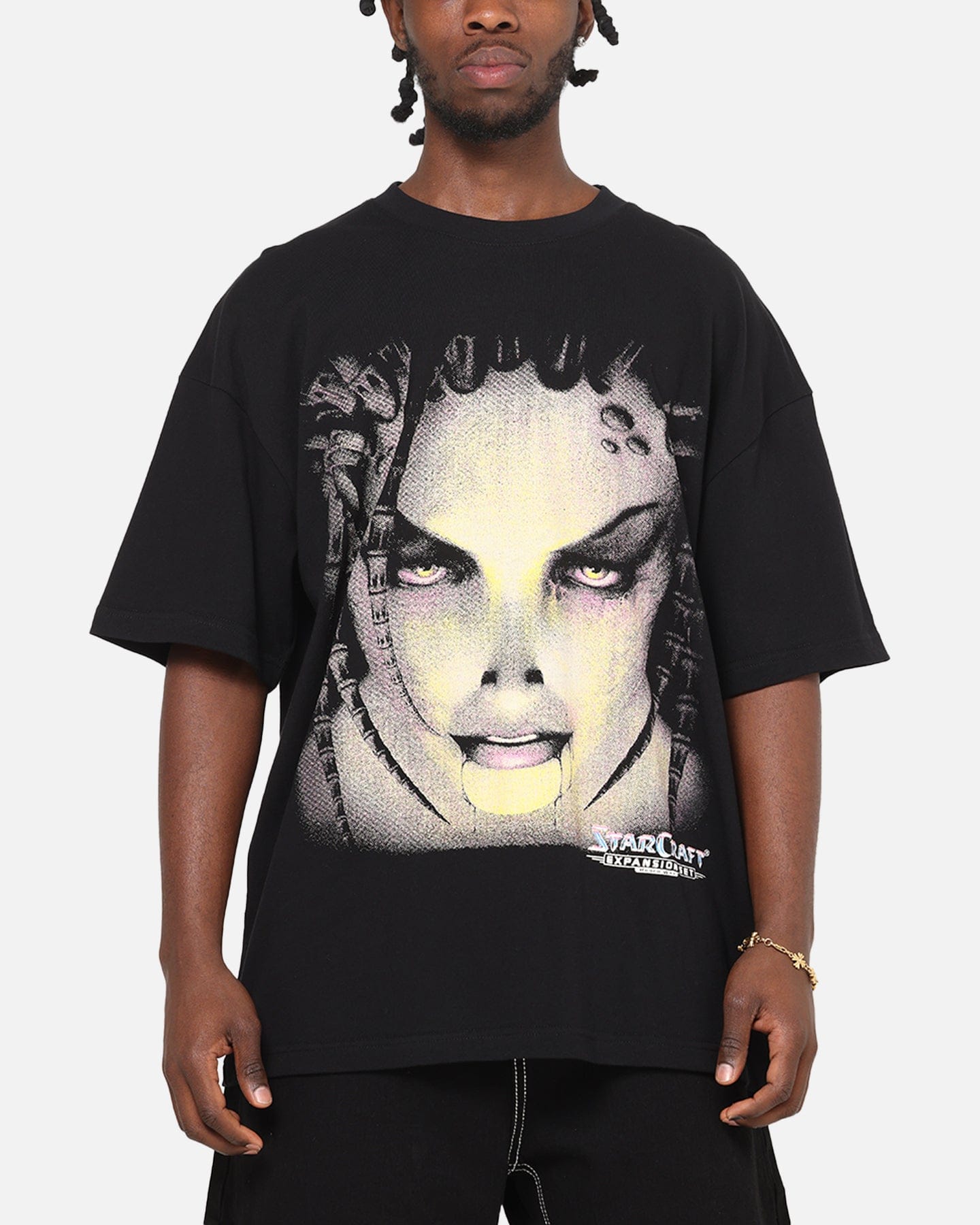 73studio x Starcraft Infested Kerrigan T - Shirt Off Black
