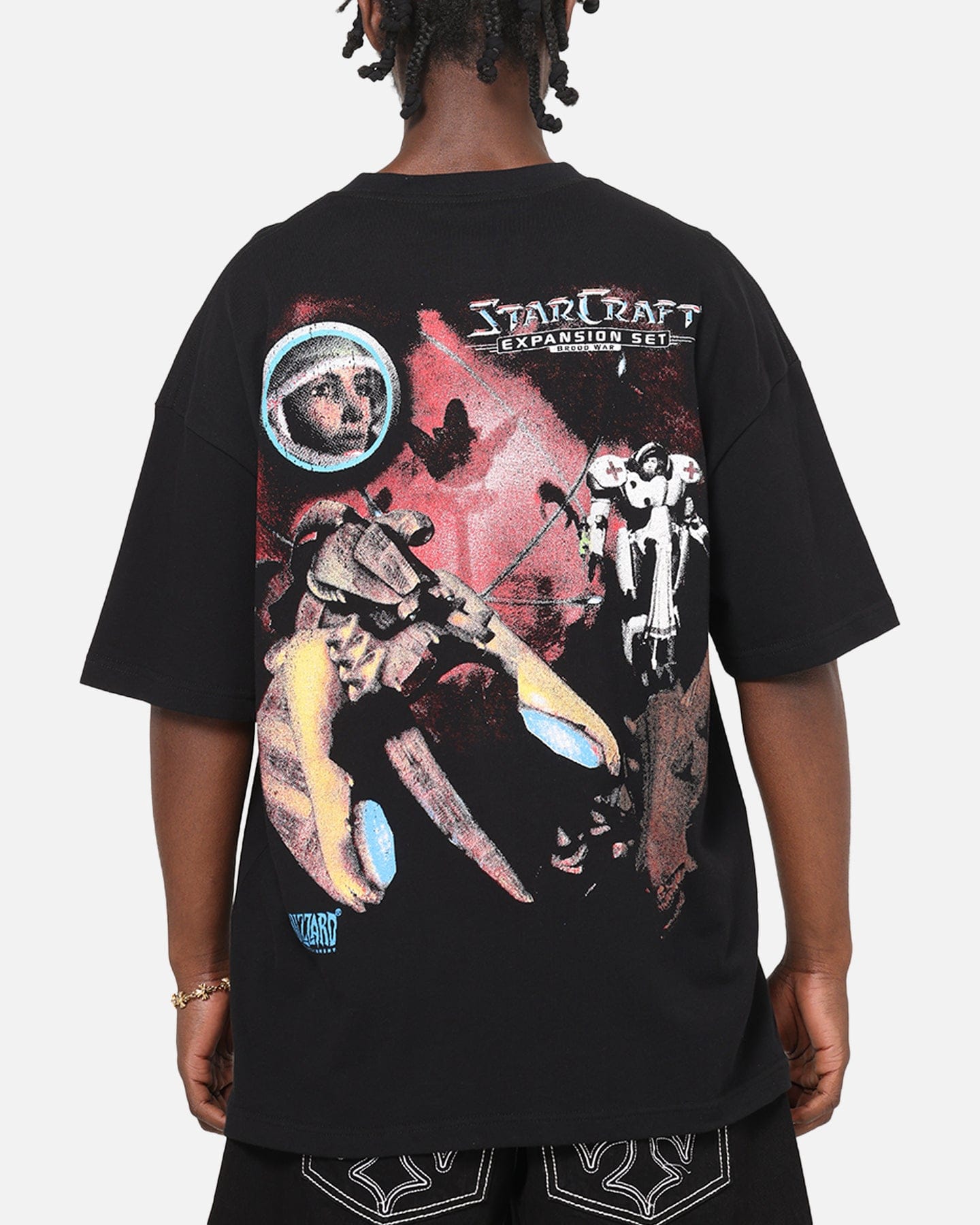 73studio x Starcraft Infested Kerrigan T - Shirt Off Black