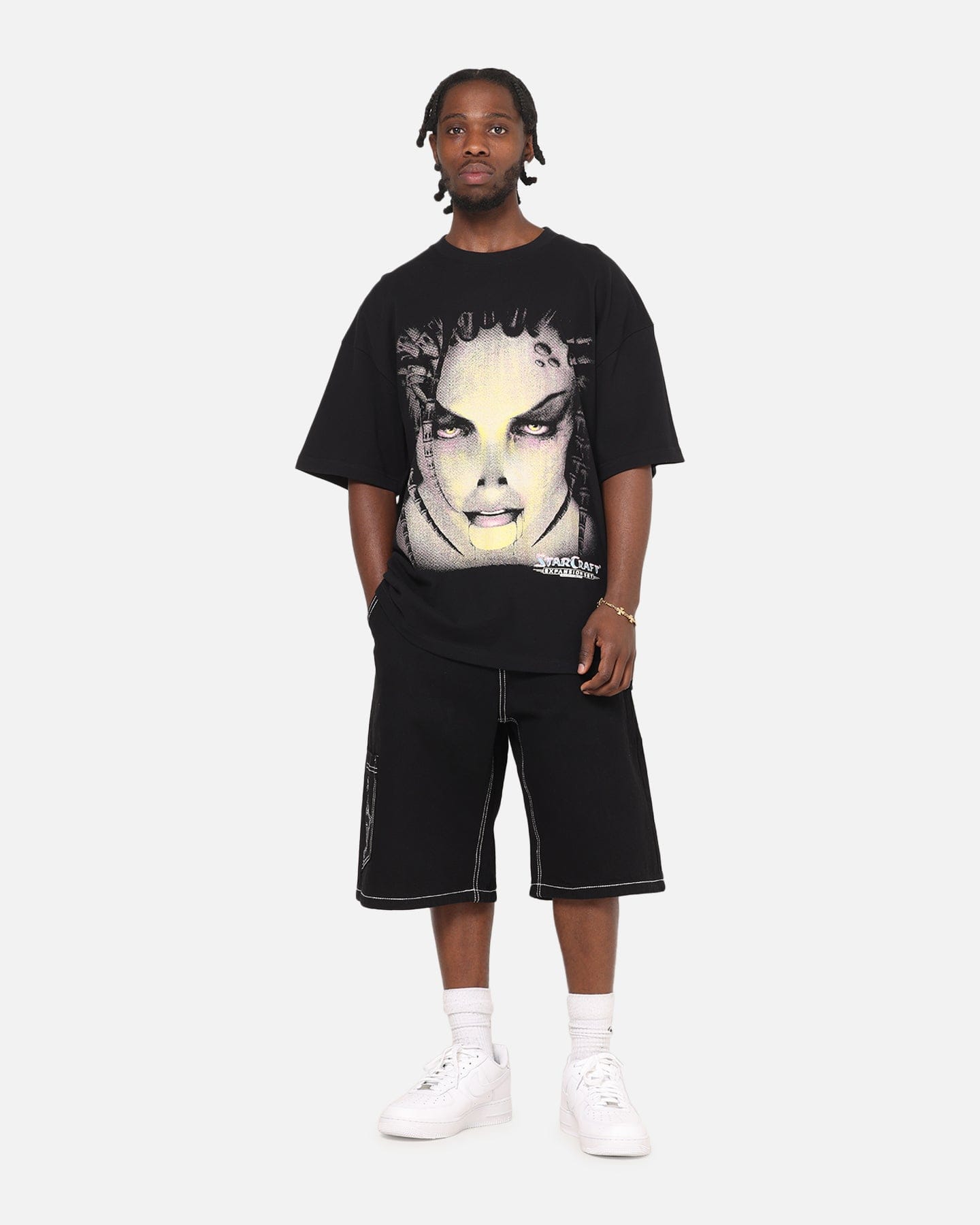 73studio x Starcraft Infested Kerrigan T - Shirt Off Black