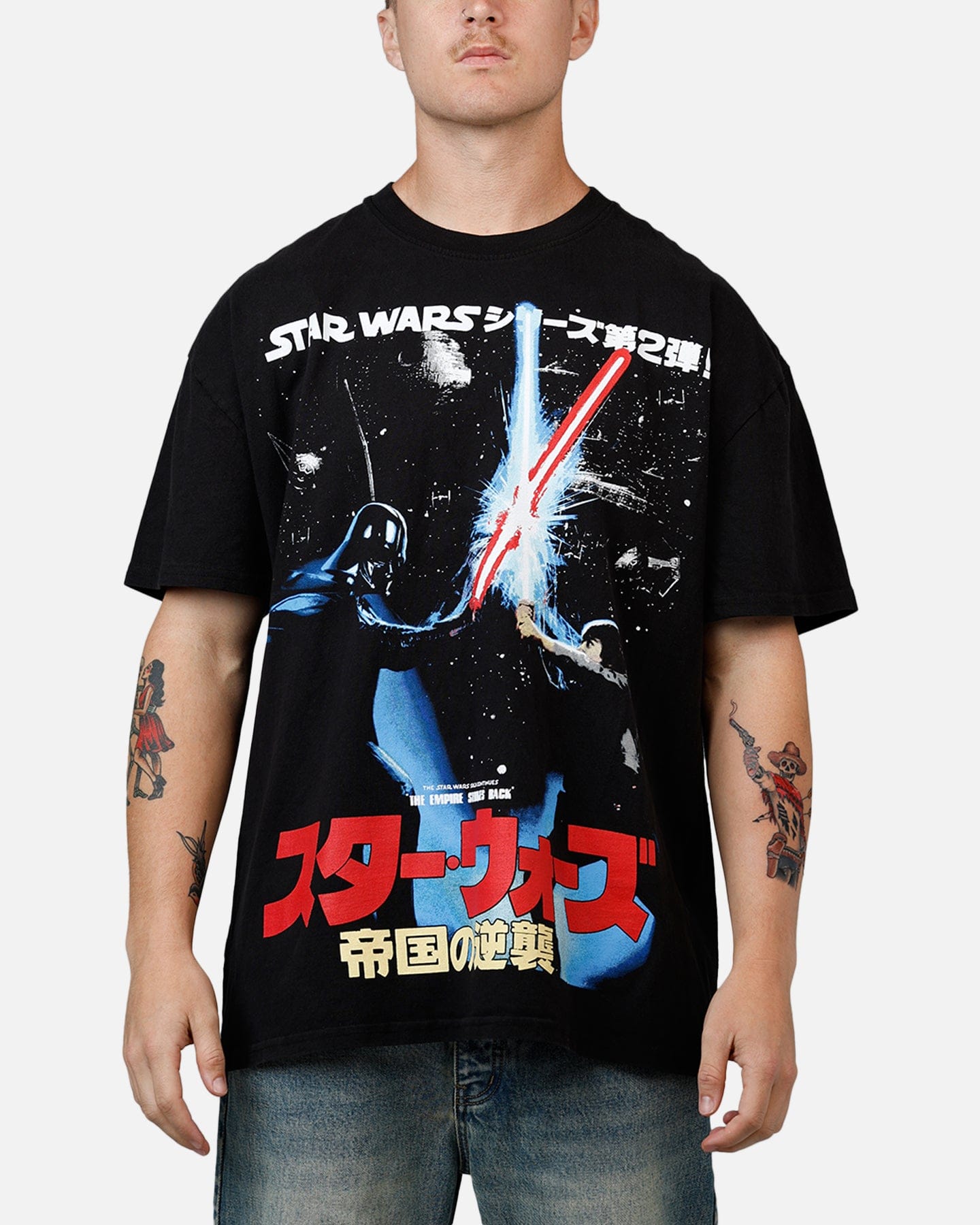 73studio Star Wars Japan '09 Empire Strikes Back T - Shirt Black