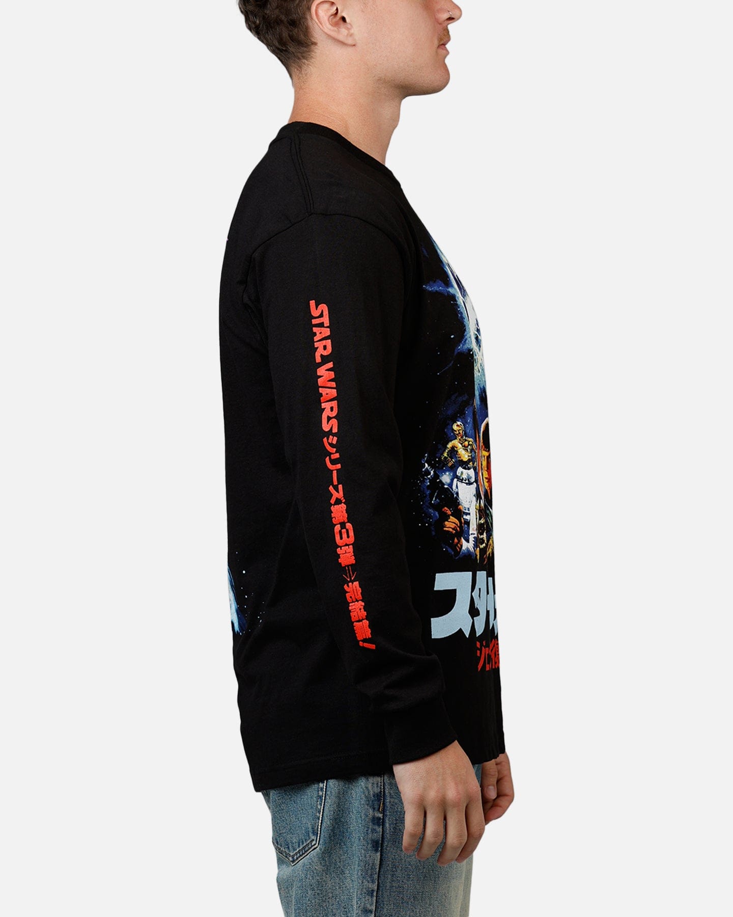 73studio Star Wars Japan '05 Return Of The Jedi Long Sleeve T - Shirt Black