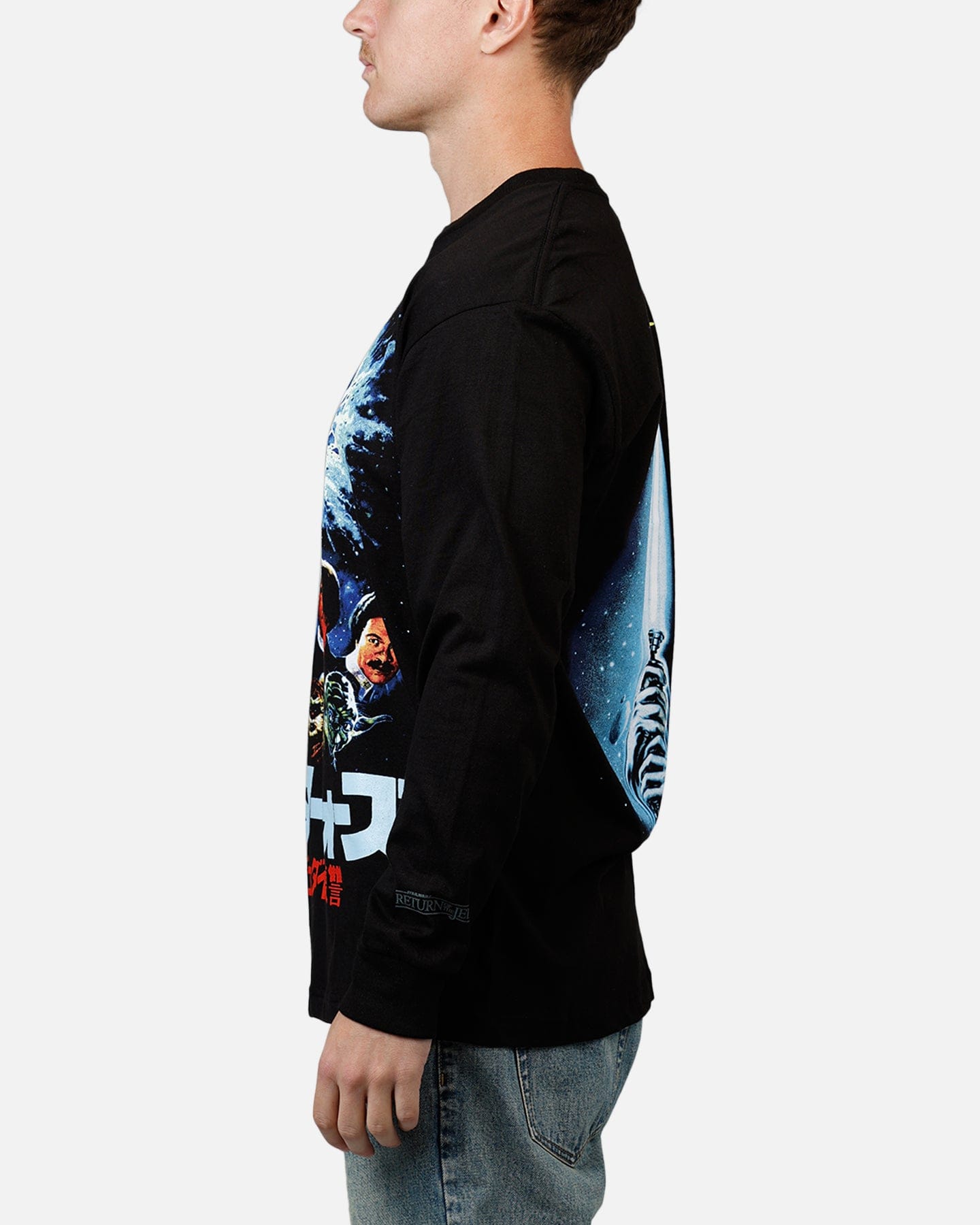73studio Star Wars Japan '05 Return Of The Jedi Long Sleeve T - Shirt Black