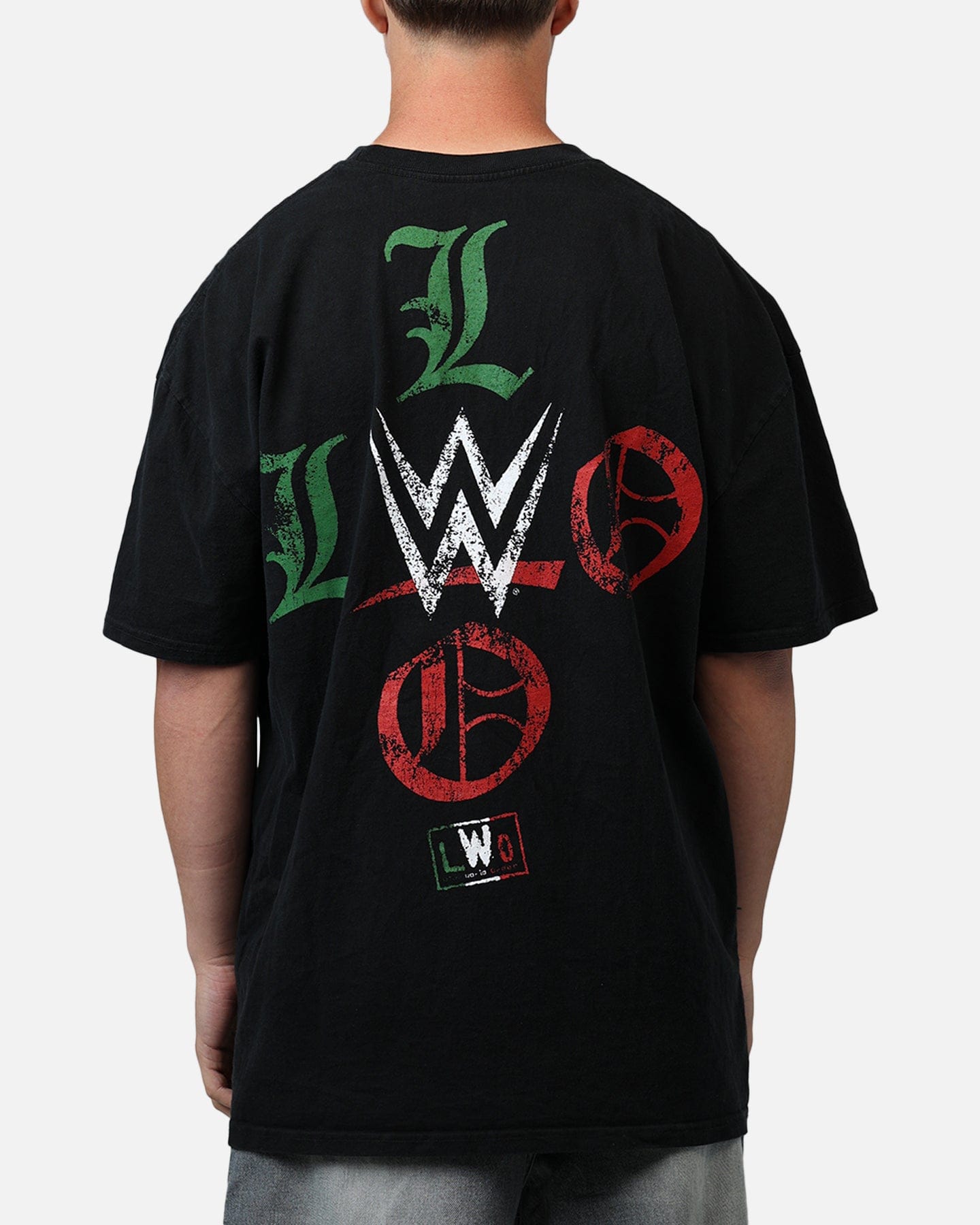 Logo Culture Kings x WWE LWO Logo T - Shirt Black