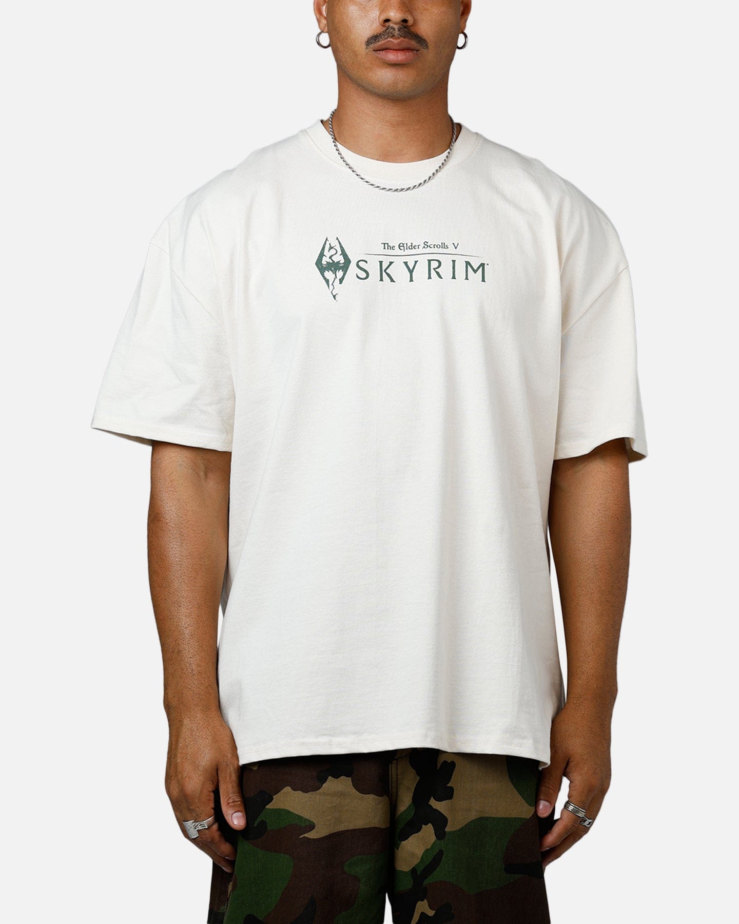 73studio x The Elder Scrolls V: Skyrim Vintage T - Shirt Off White