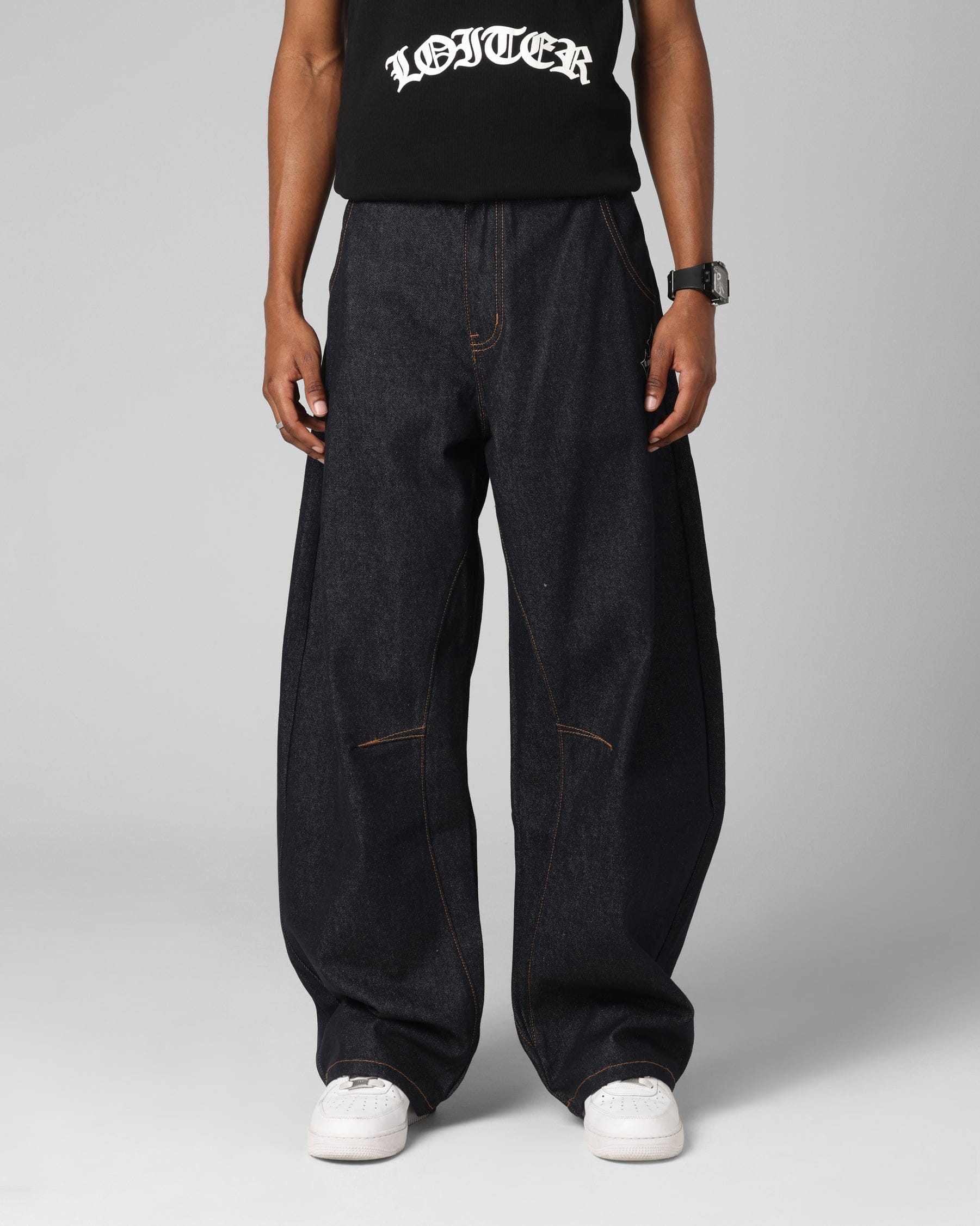 Loiter F - 16 Balloon Jeans Indigo