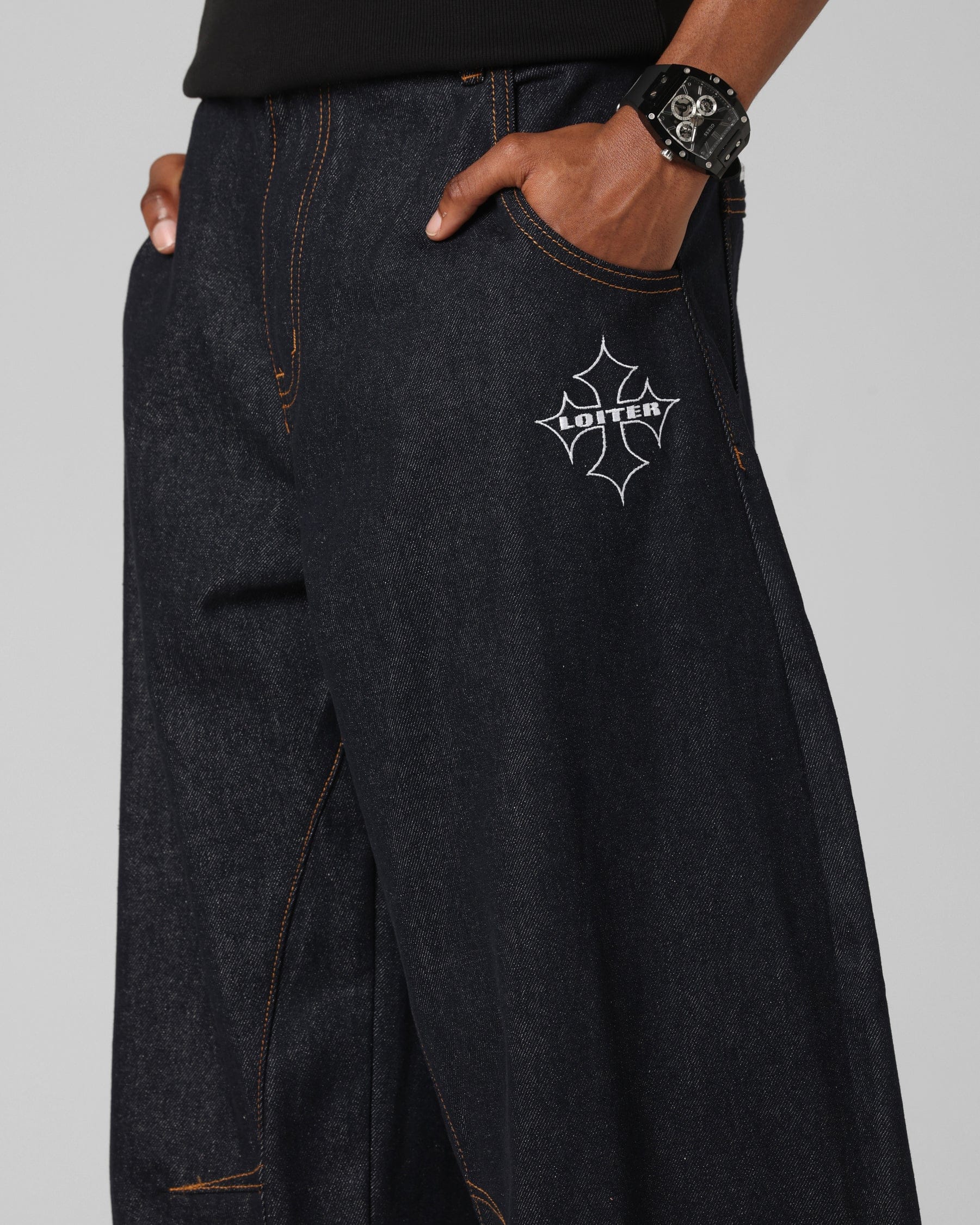 Loiter F - 16 Balloon Jeans Indigo