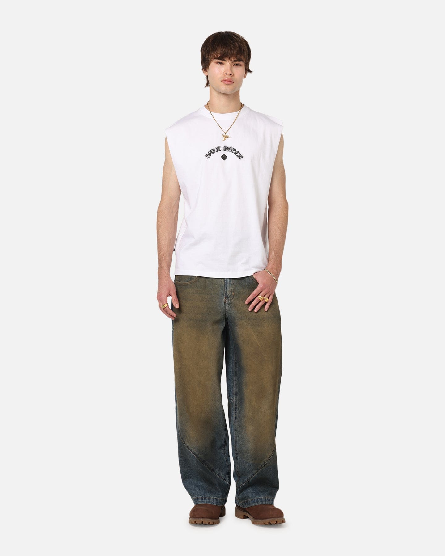 Saint Morta Amplus Dirty Jeans Real Dirty Blue