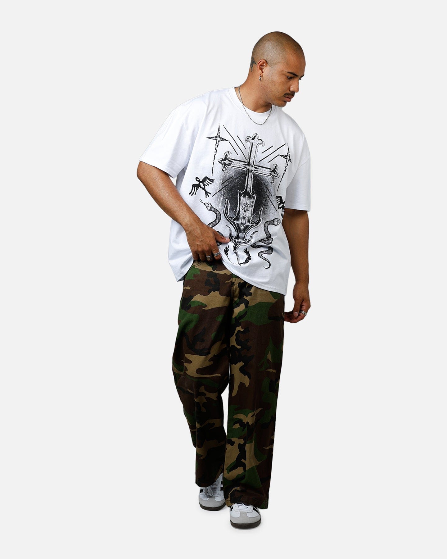 Loiter Serpent Star T - Shirt White