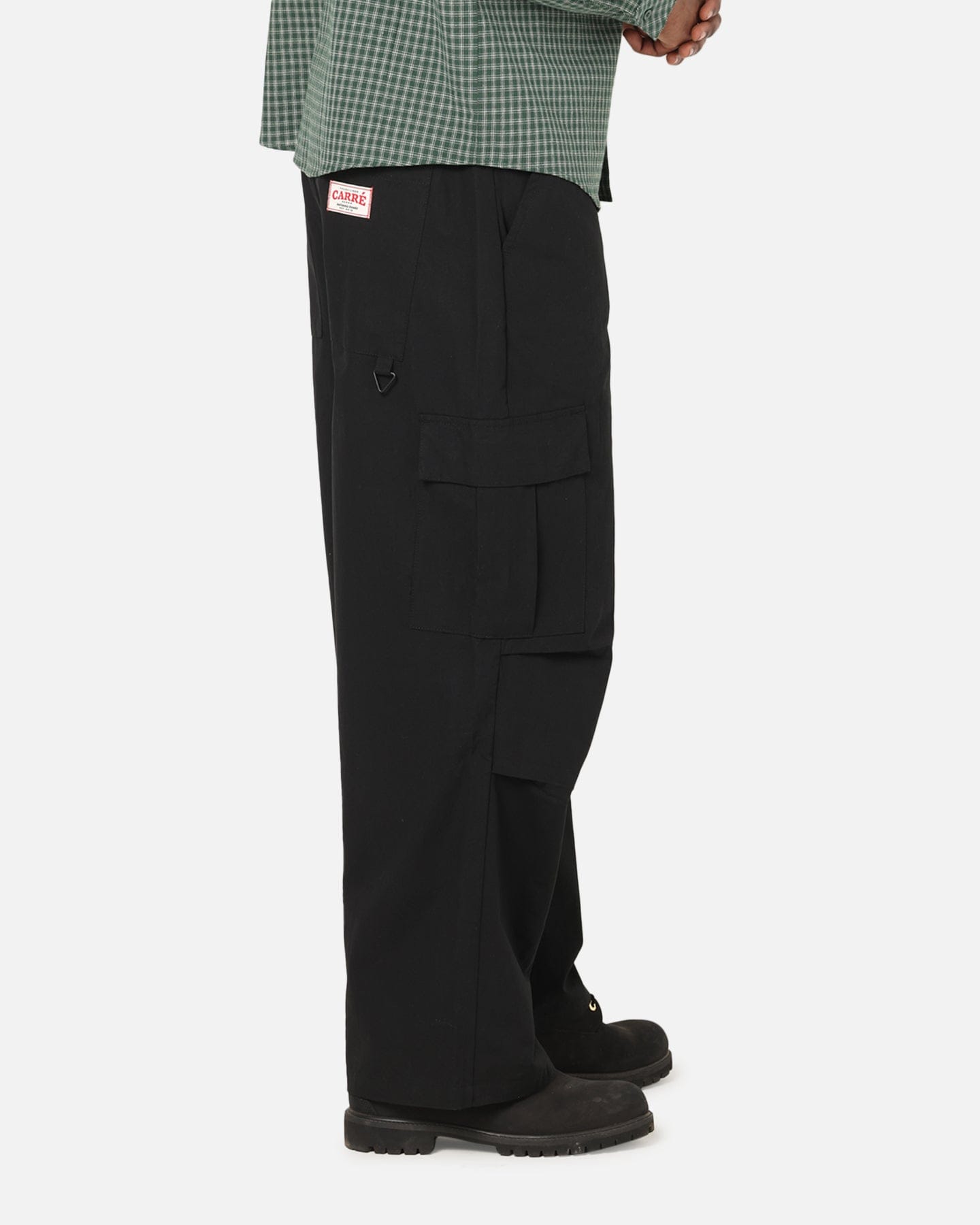 Carre Baggy Cargo Pants Black