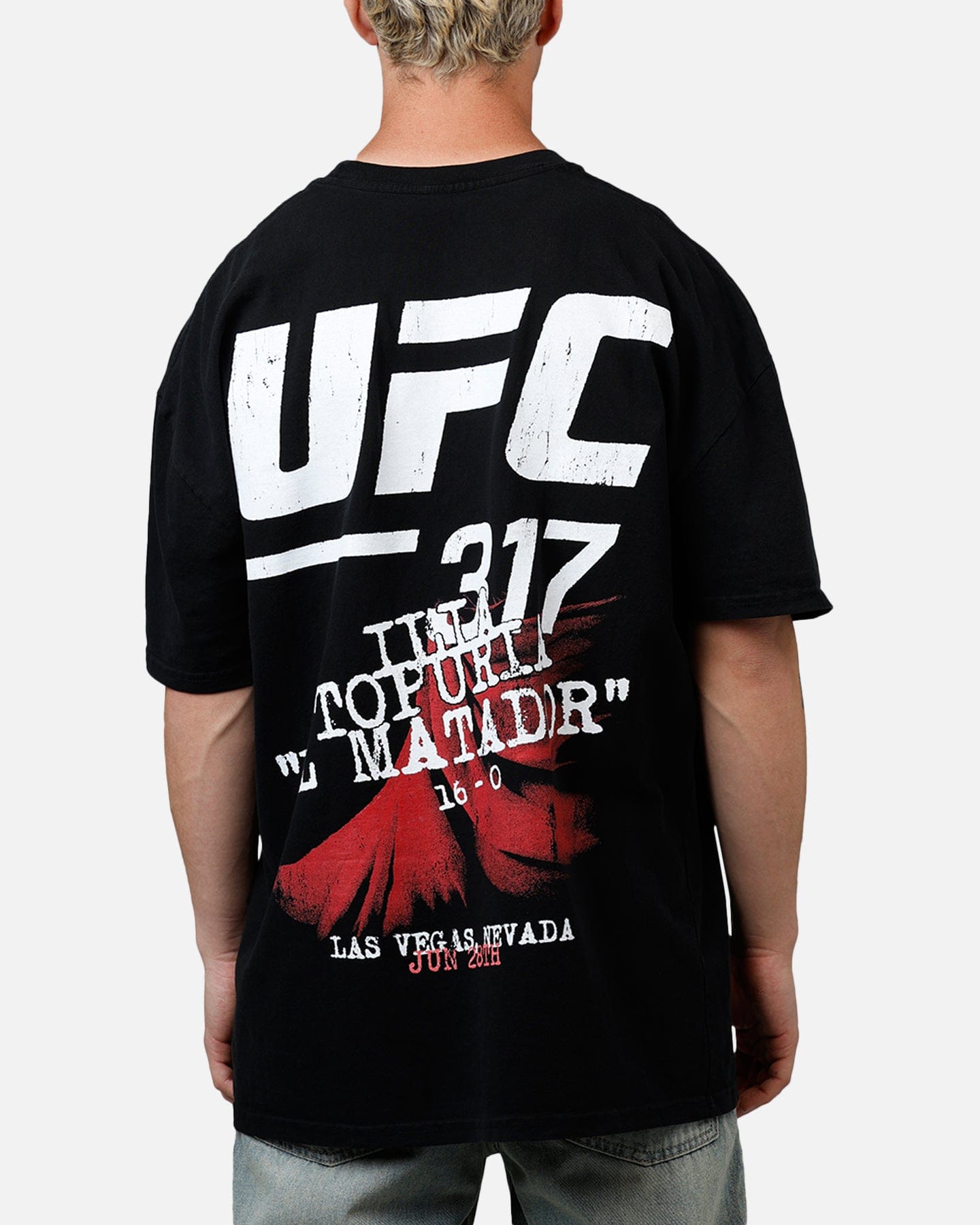 ILIA UFC By Culture Kings Ilia Topuria UFC 317 T - Shirt Black