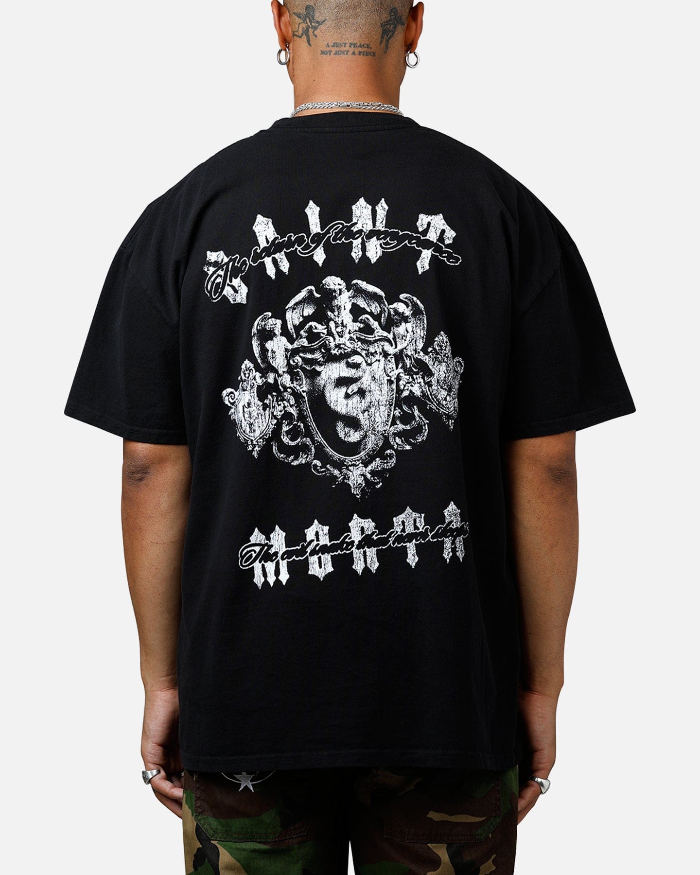 Saint Morta Sleepless Boxy T - Shirt Black