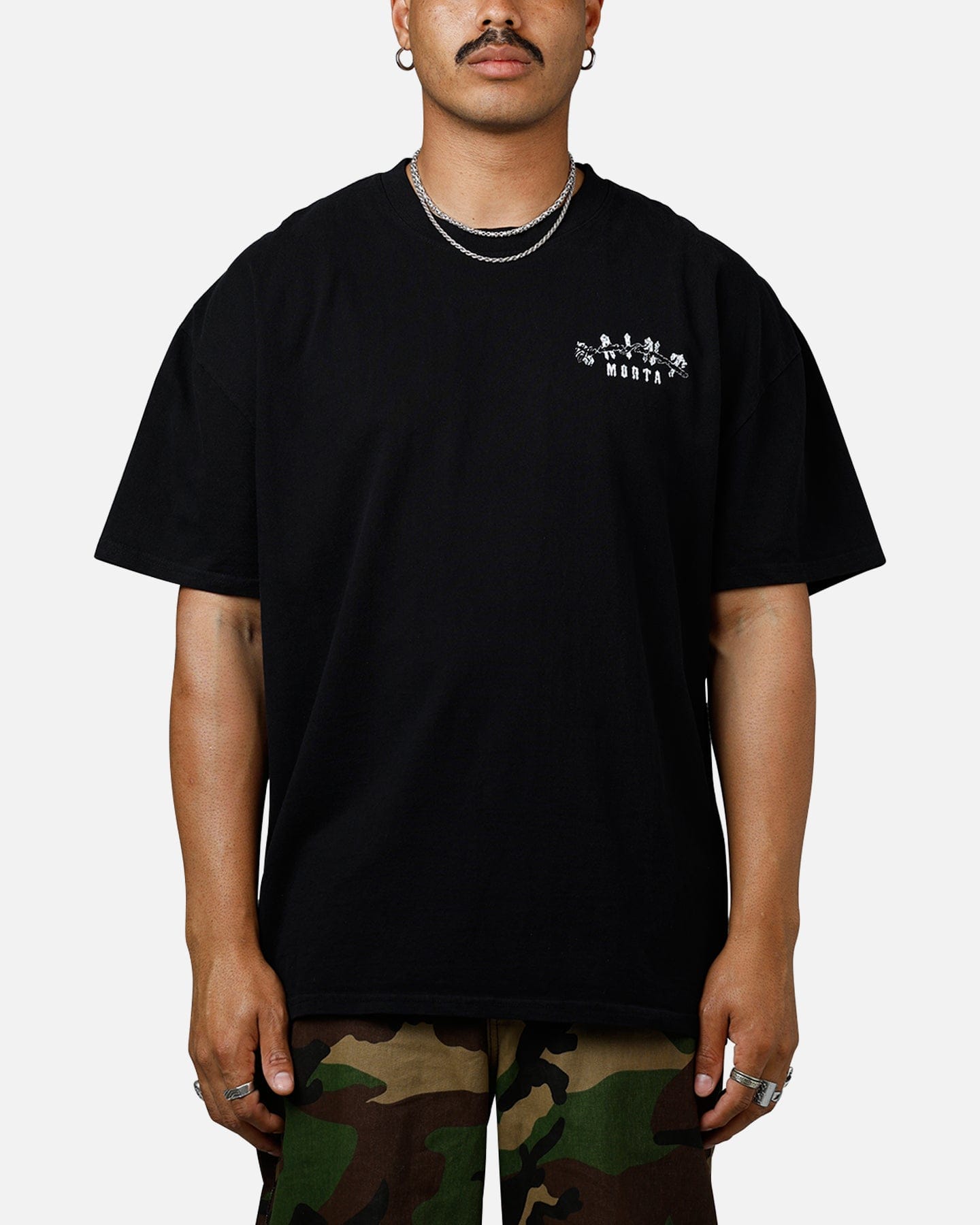 Saint Morta Sleepless Boxy T - Shirt Black