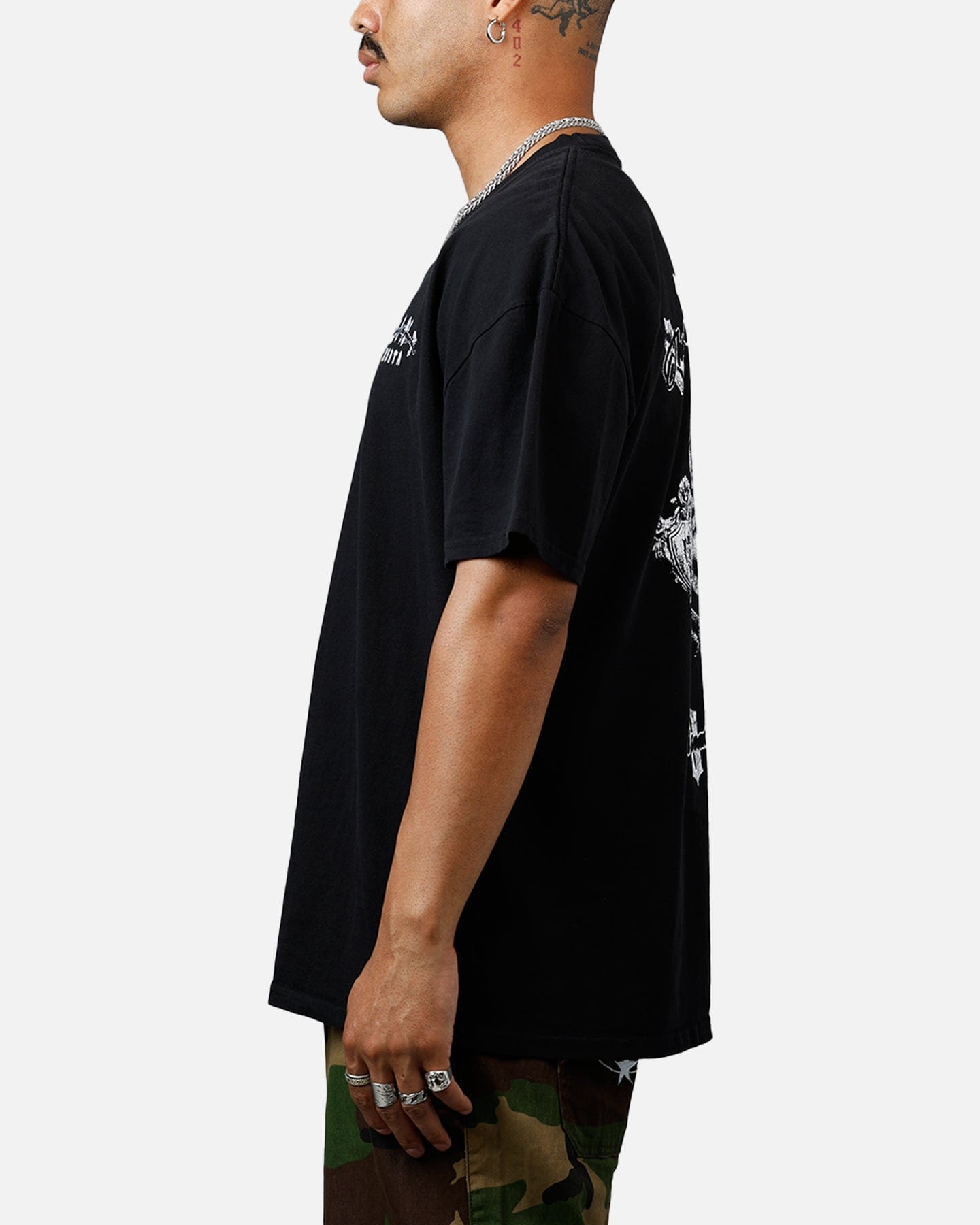 Saint Morta Sleepless Boxy T - Shirt Black