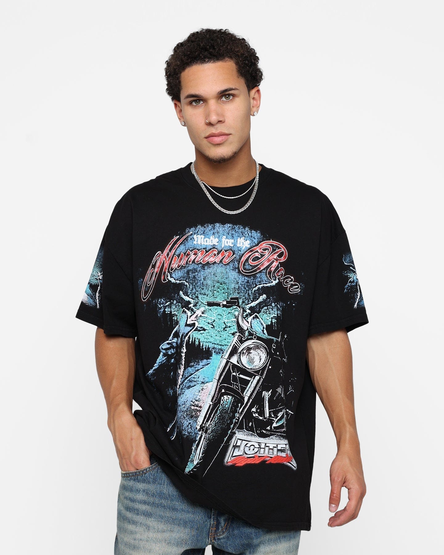 Loiter Midnight Route T - Shirt Black
