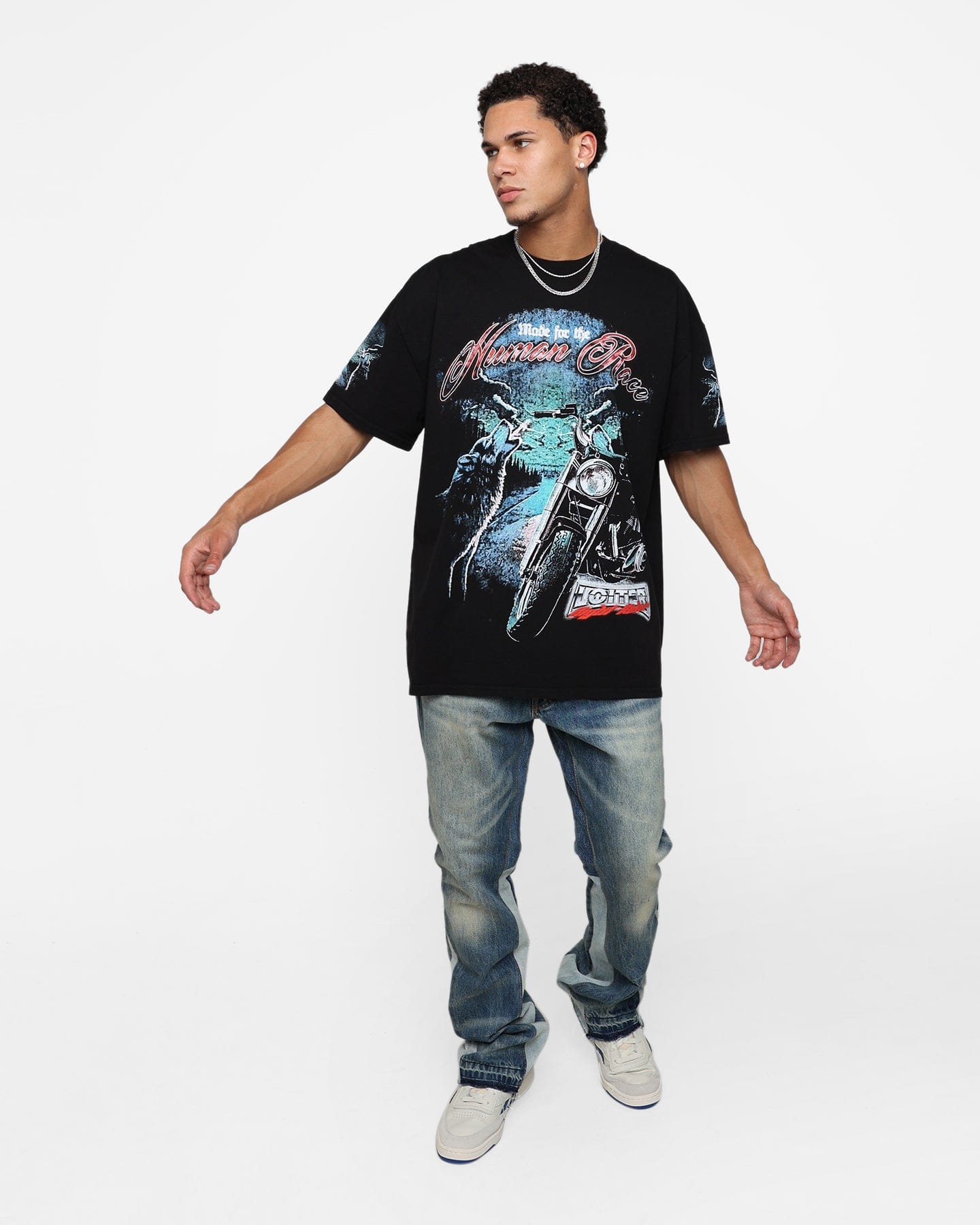 Loiter Midnight Route T - Shirt Black