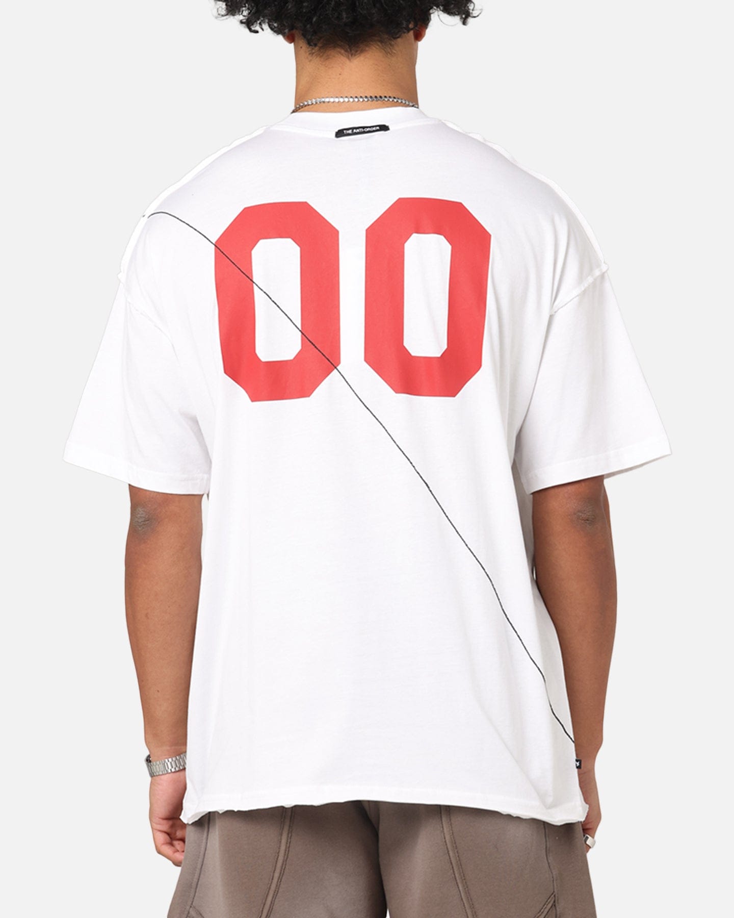 The Anti Order Mosh Non Seam T - Shirt White/Red