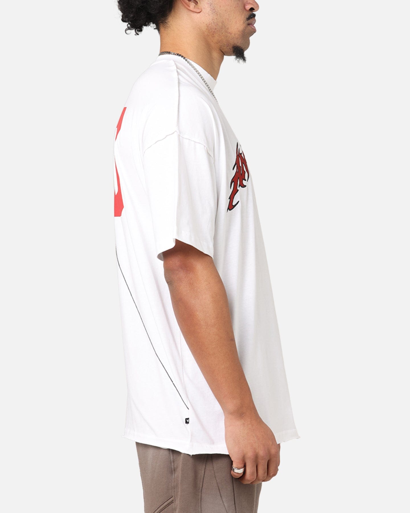 The Anti Order Mosh Non Seam T - Shirt White/Red