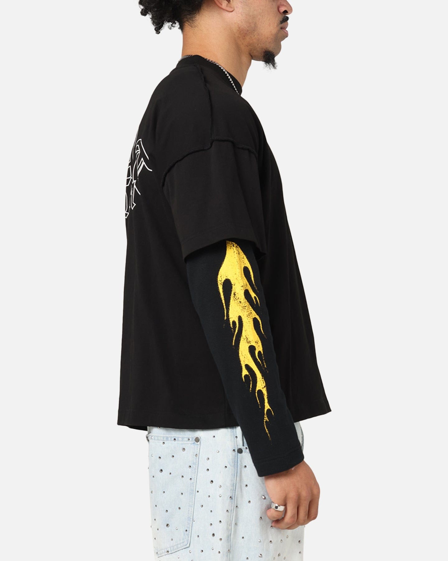 Saint Morta La Flame Long Sleeve T - Shirt Black