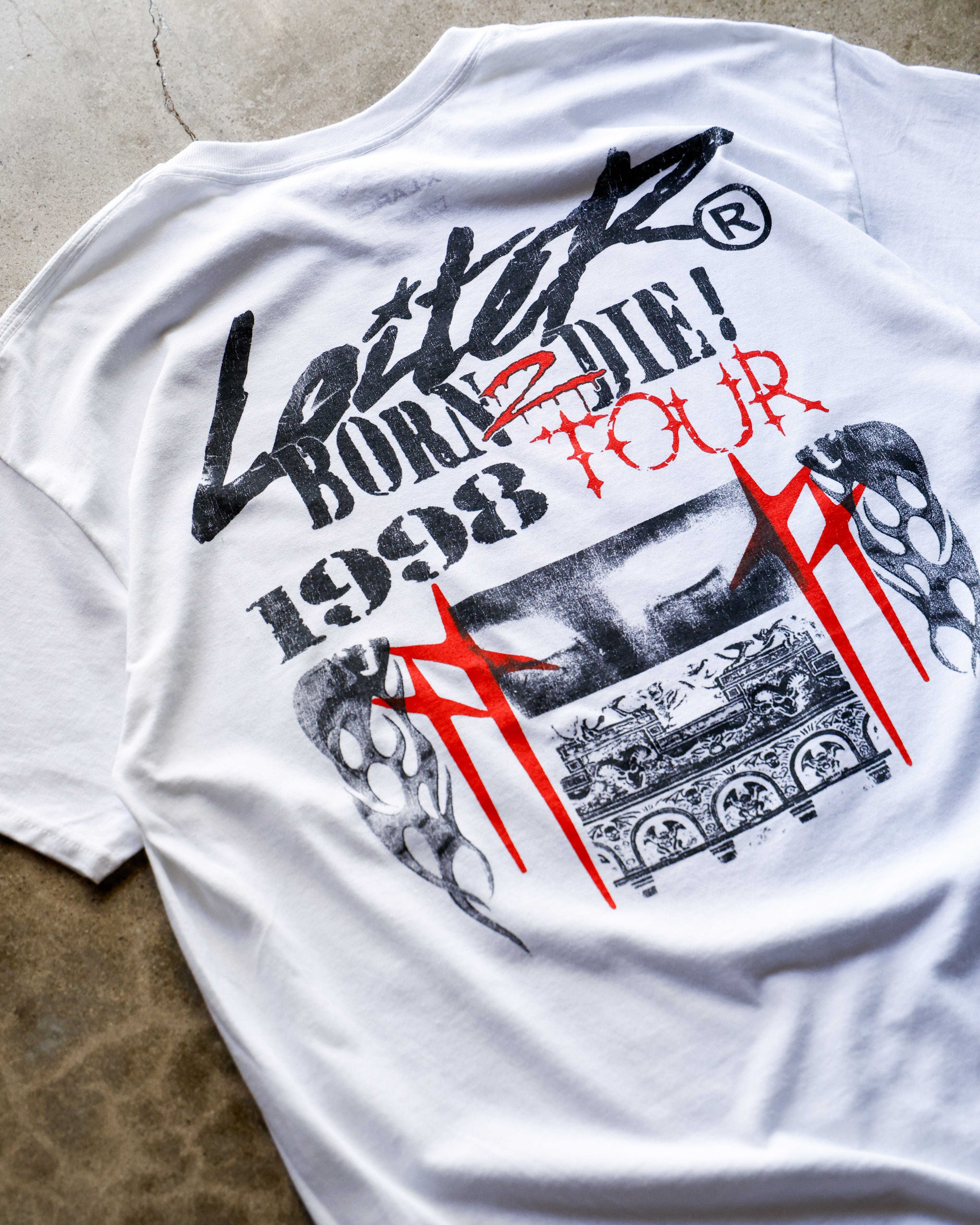 Loiter Bad Boy Vintage T - Shirt White