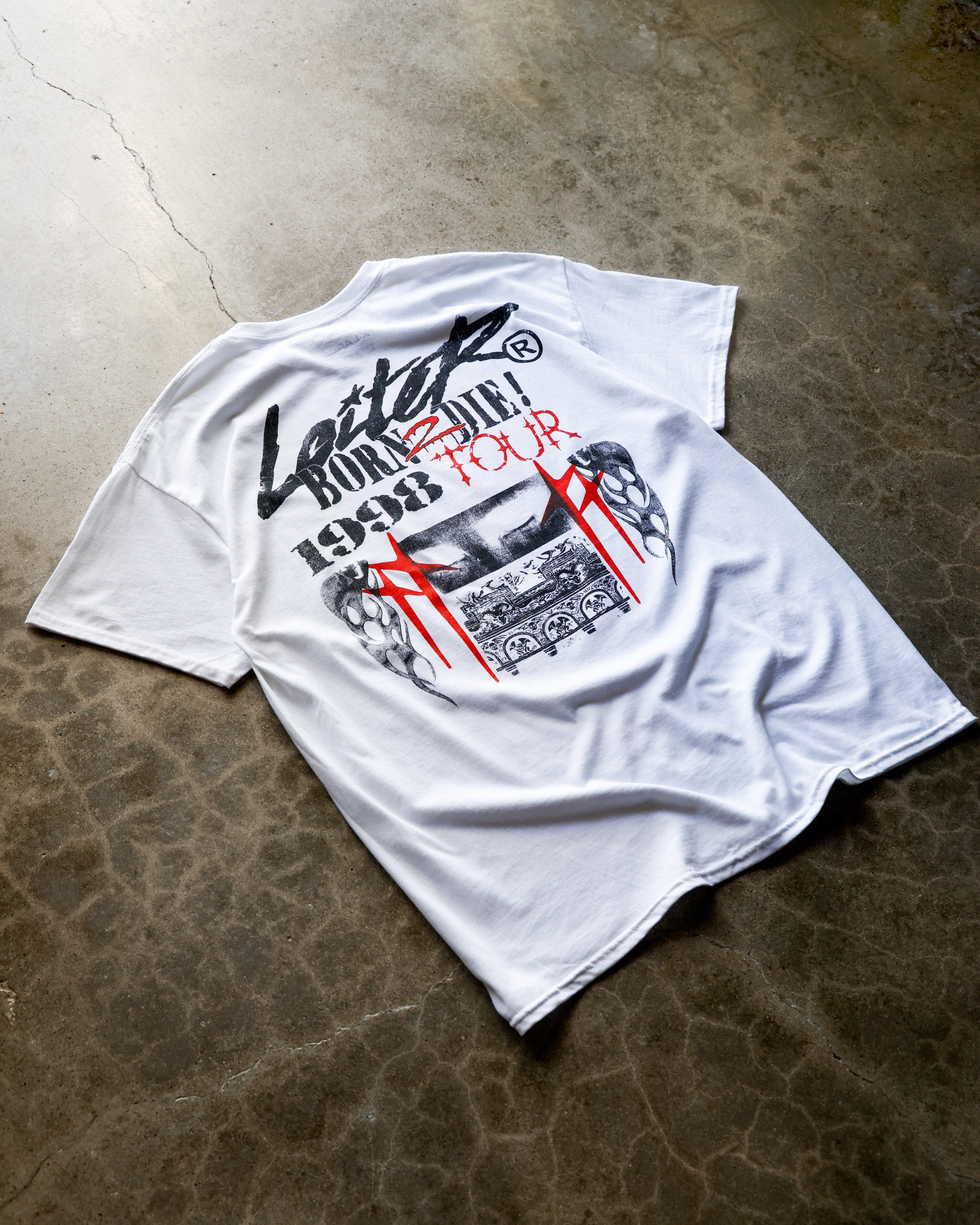 Loiter Bad Boy Vintage T - Shirt White