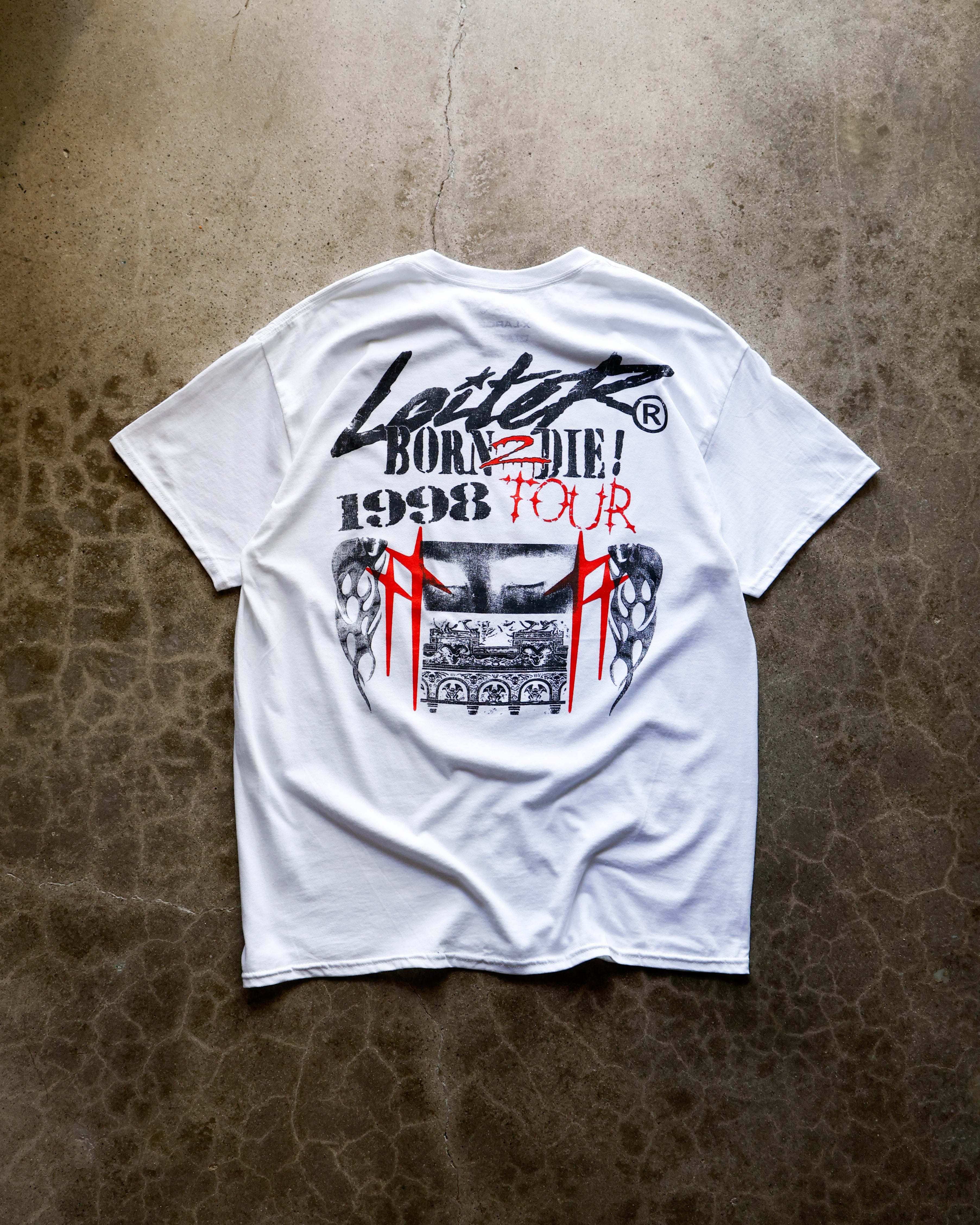 Loiter Bad Boy Vintage T - Shirt White