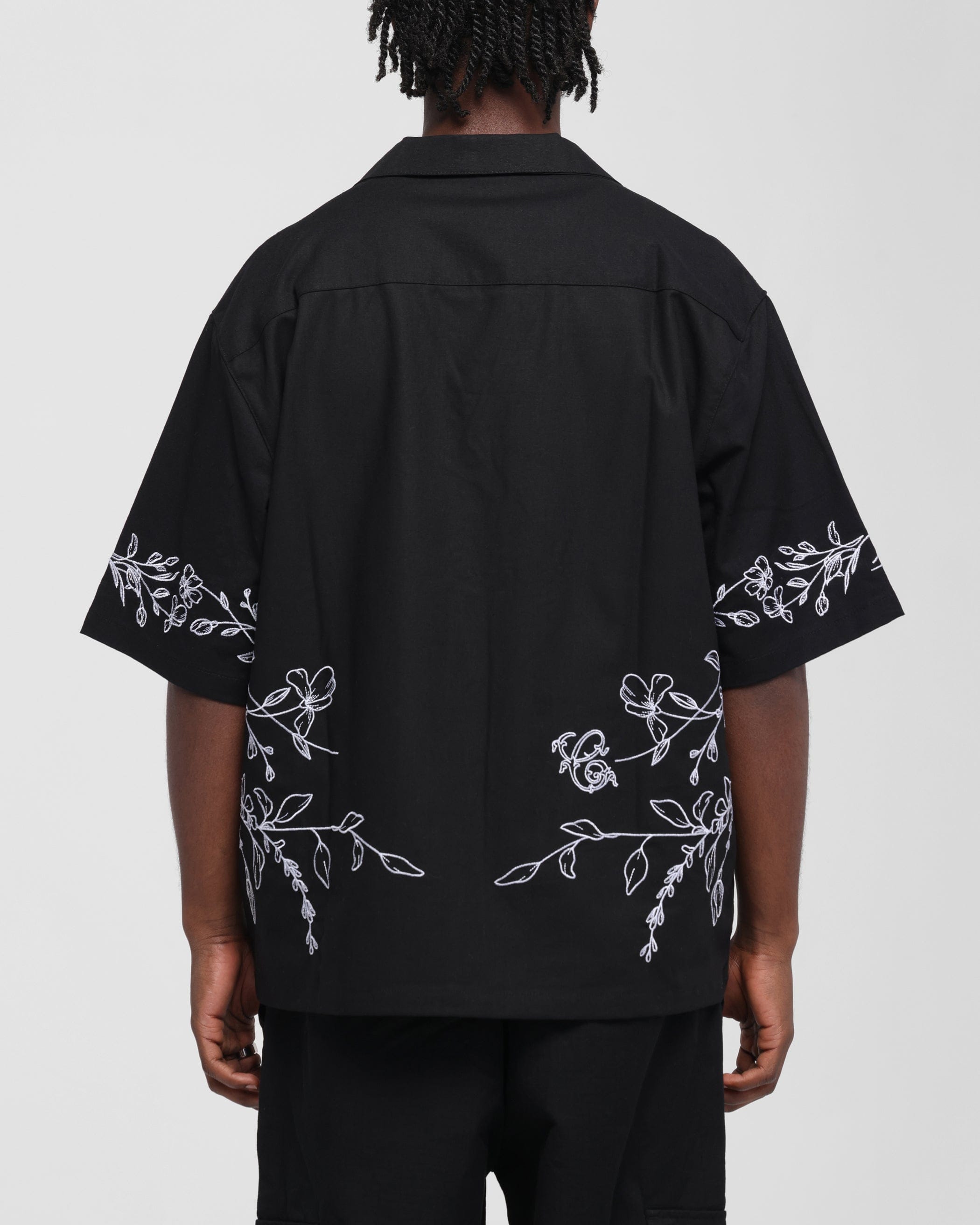 Carre Botanica Button Up Shirt Black