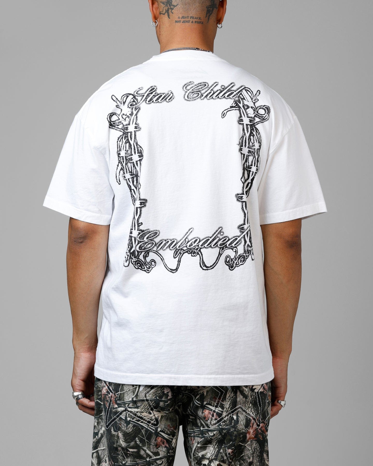 Loiter Earth Angel Heavyweight T - Shirt White