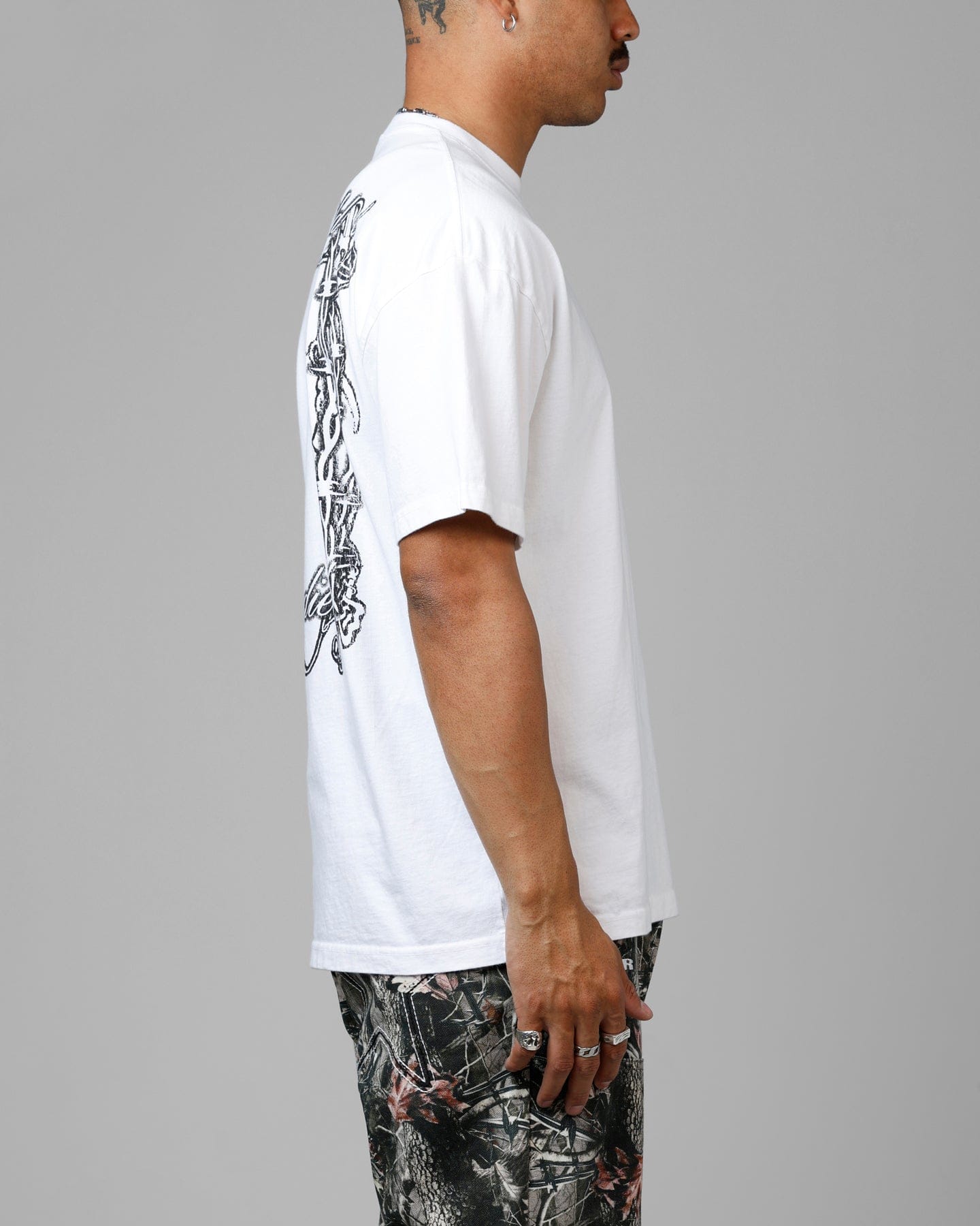 Loiter Earth Angel Heavyweight T - Shirt White