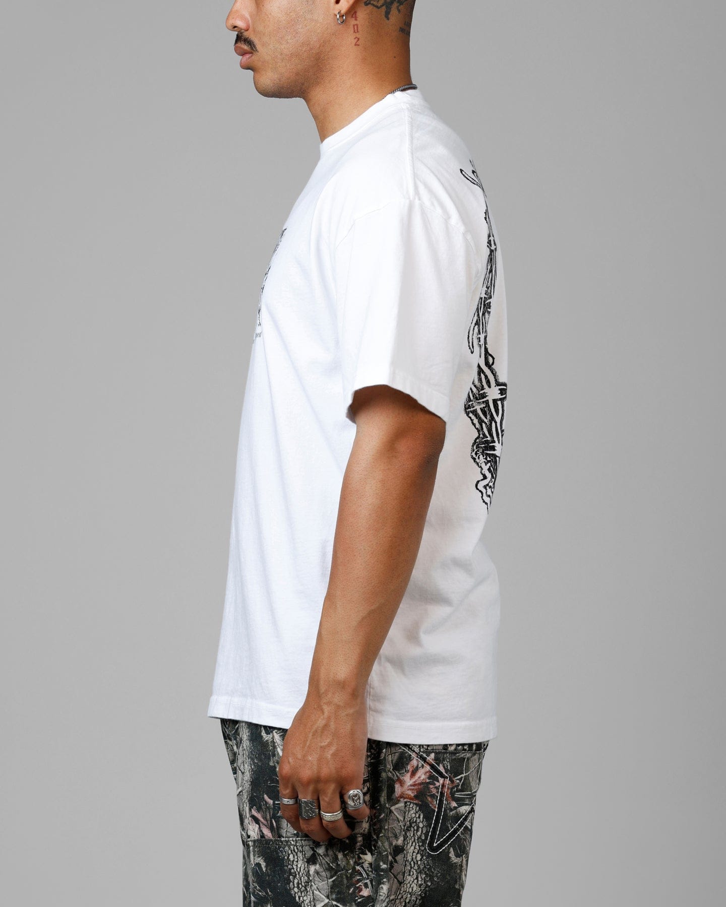 Loiter Earth Angel Heavyweight T - Shirt White