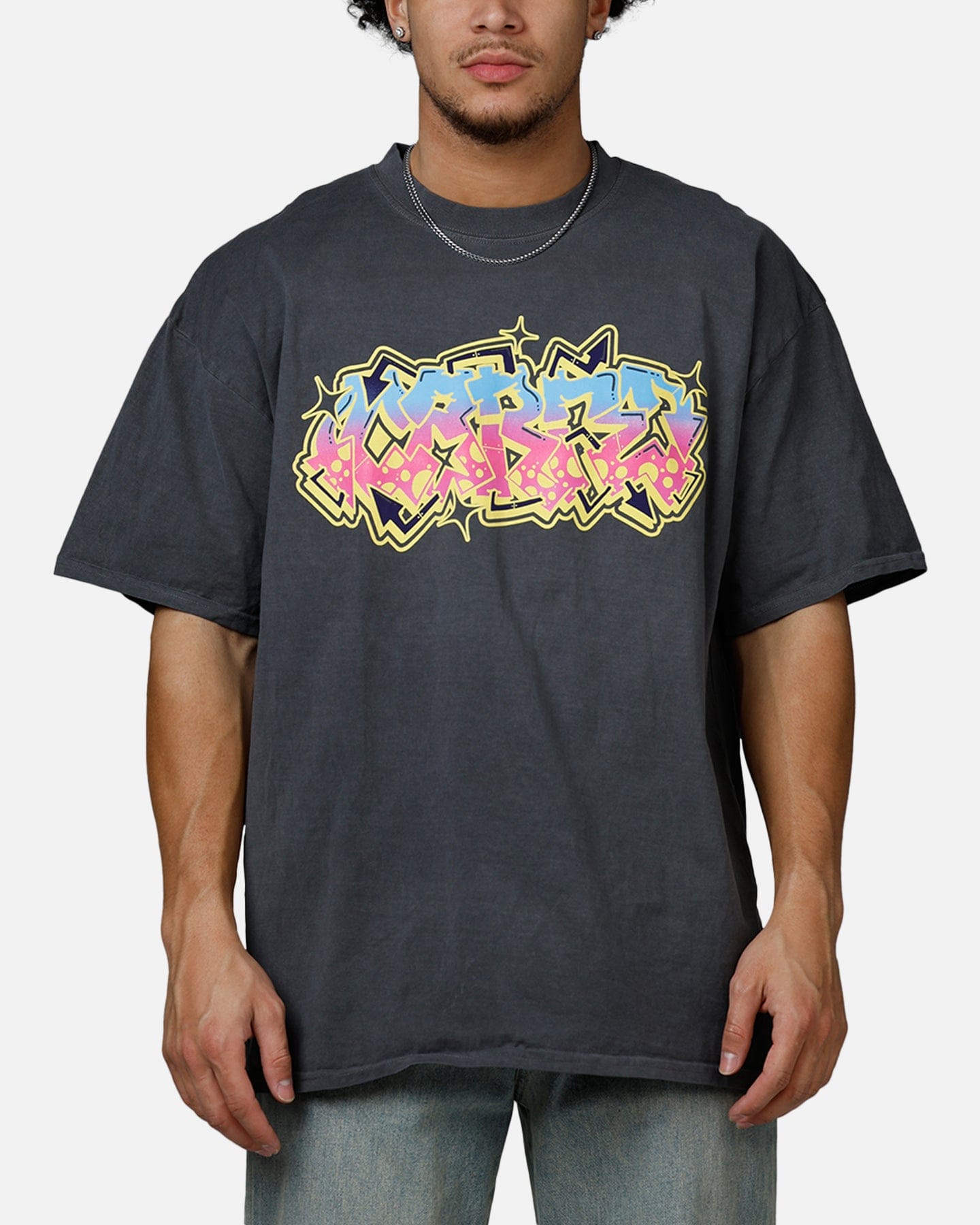 Carre Vandalize Drop T - Shirt Washed Charcoal