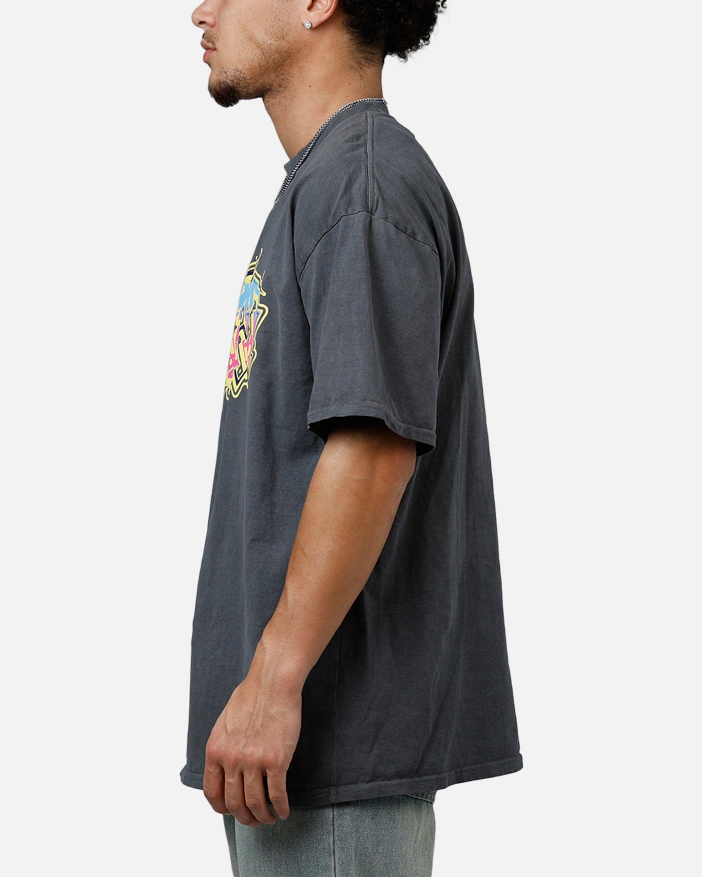 Carre Vandalize Drop T - Shirt Washed Charcoal