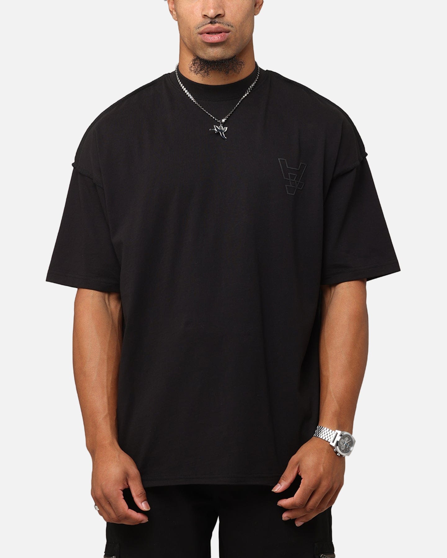The Anti Order XY Aesthetic Non Seam T - Shirt Black/Black