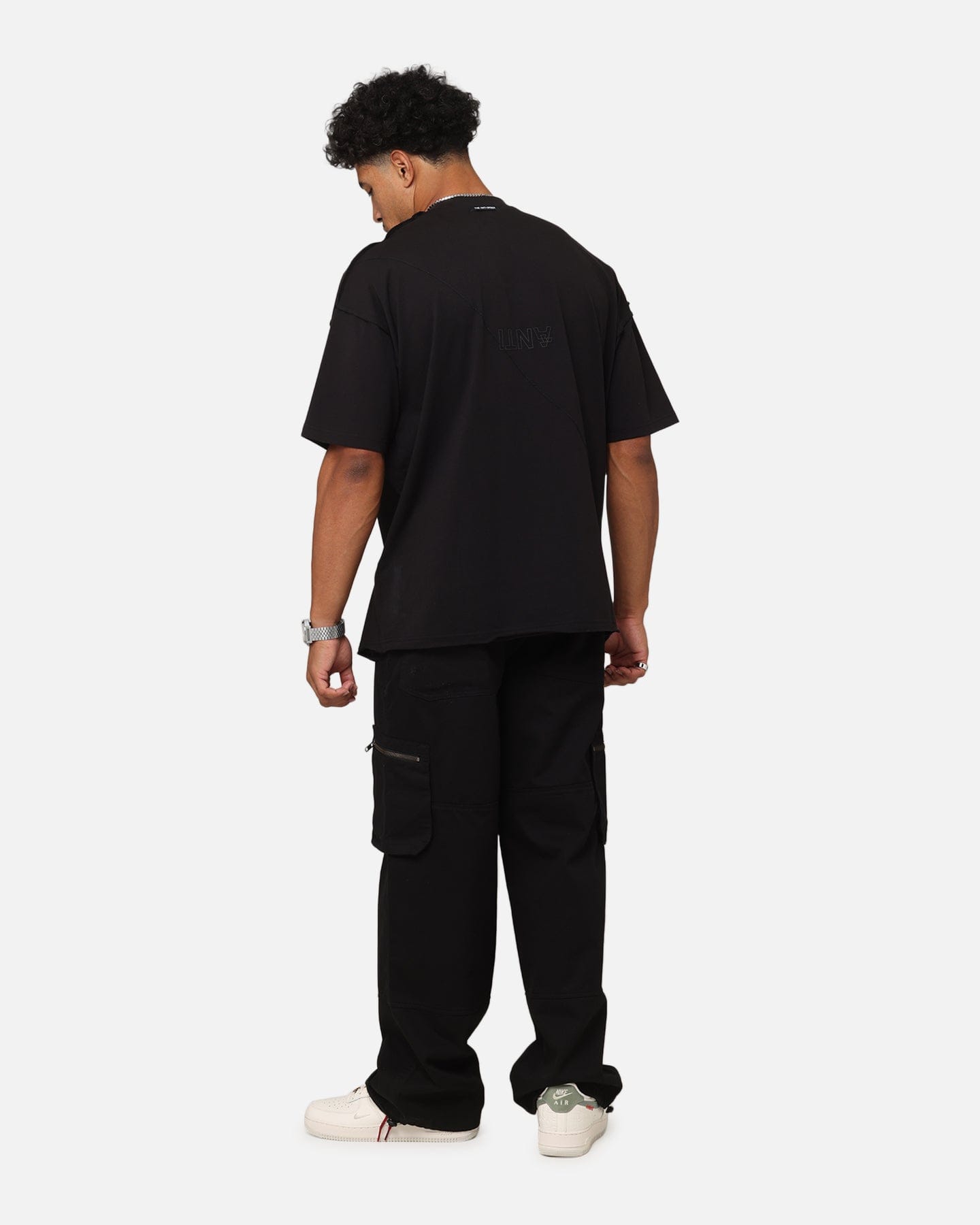 The Anti Order XY Aesthetic Non Seam T - Shirt Black/Black