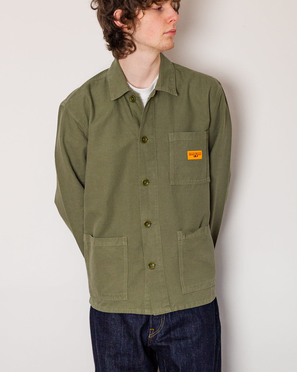 Service Works Canvas Chore Shirt - Olive