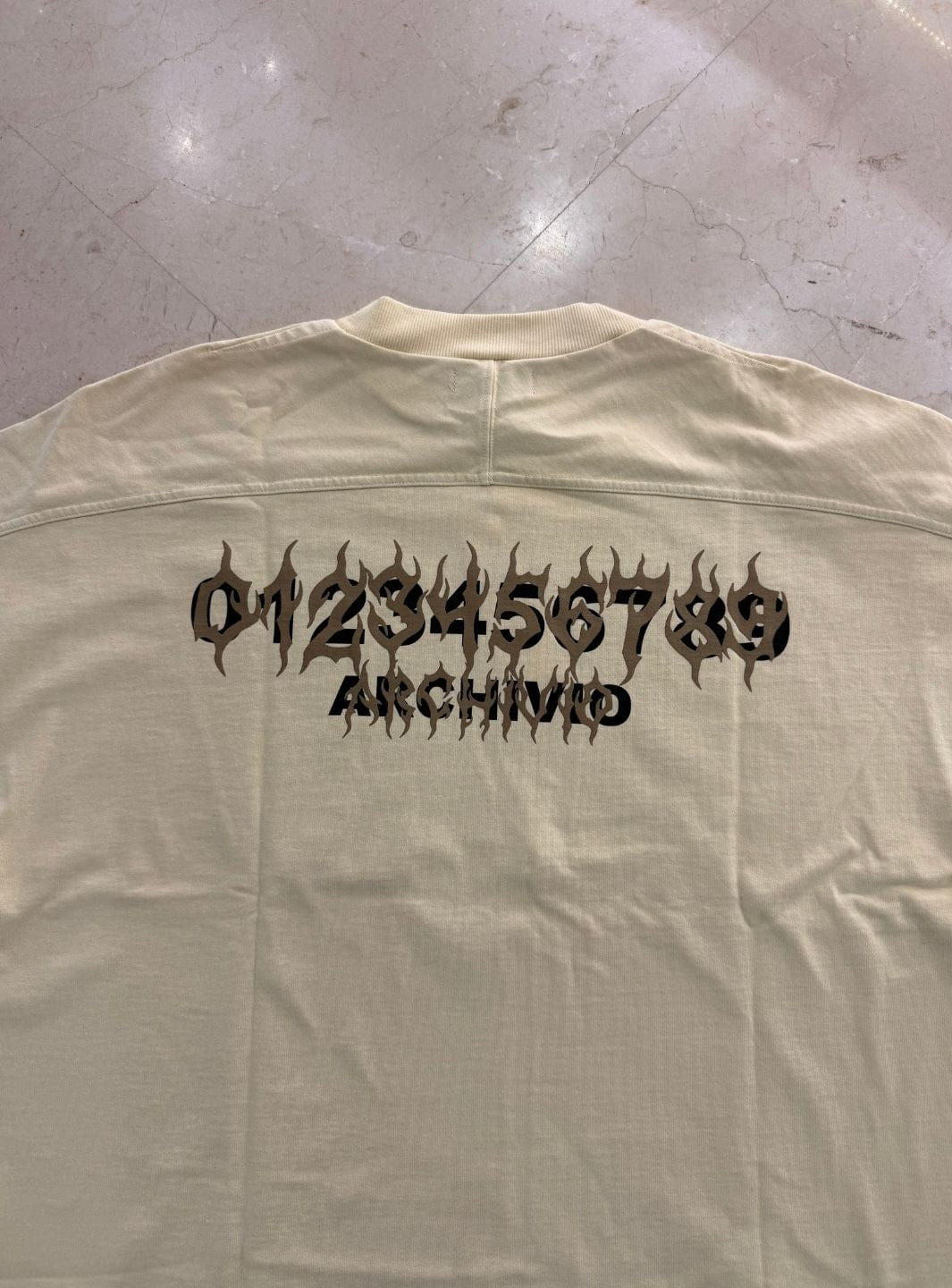 Numeri Archivio Oversize Light T - Shirt Cream