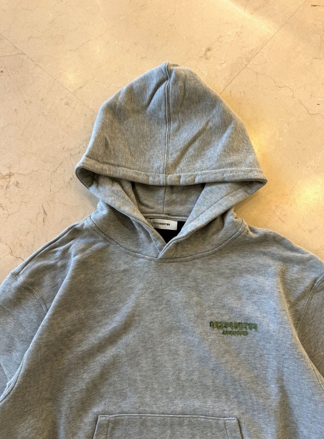 Numeri Archivio Hooded Sweatshirt Grey Melange Camo