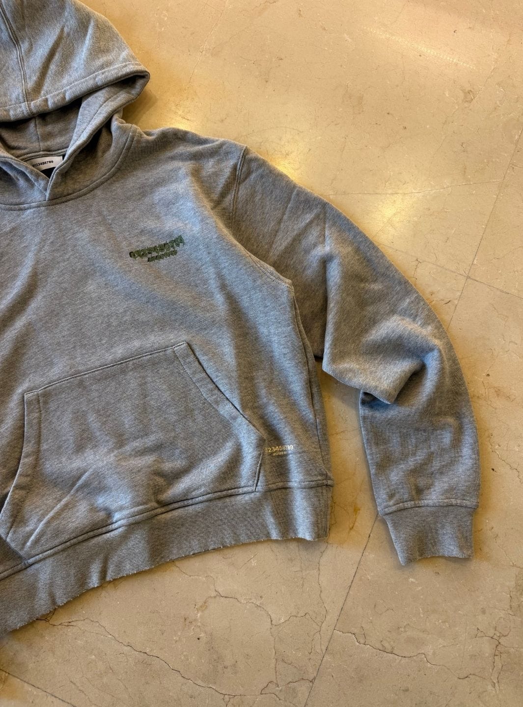 Numeri Archivio Hooded Sweatshirt Grey Melange Camo