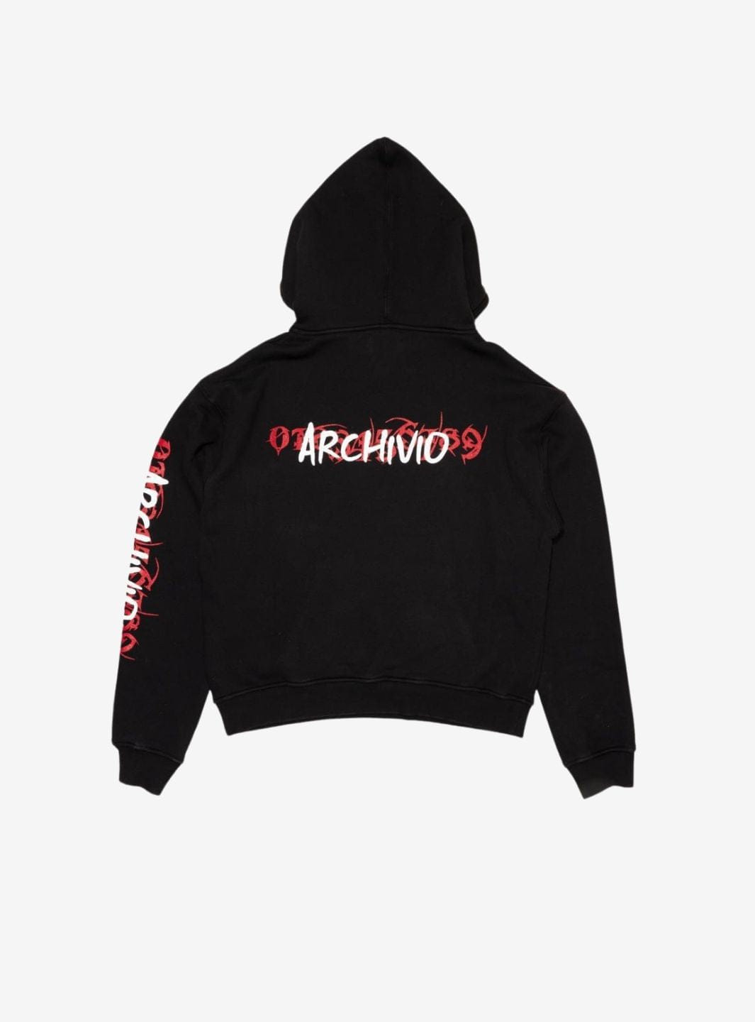 Numeri Archivio Hooded Sweatshirt Black Red