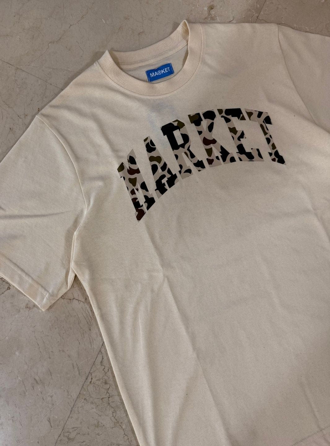 Market Studios T - Shirt Cream Camo