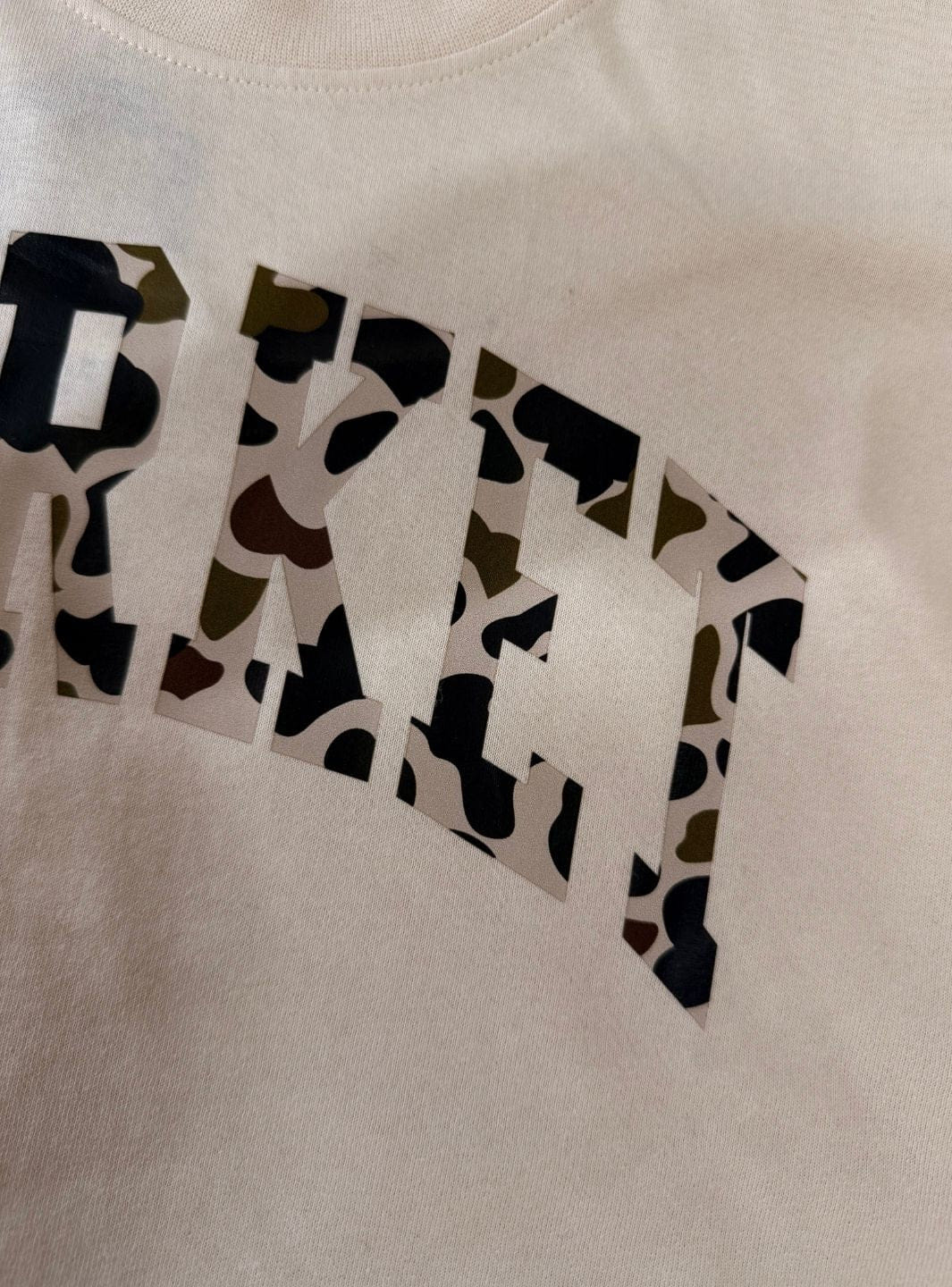 Market Studios T - Shirt Cream Camo