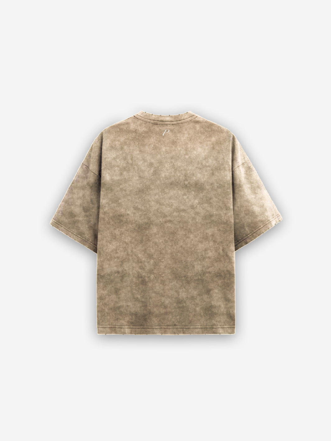 Pantalón Distressed Stone Washed T - Shirt Sand